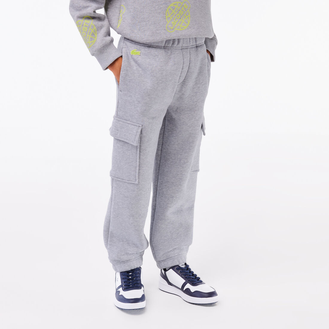 بدلة رياضية للتنس مقسمة بألوان Boys' Lacoste Organic Cotton Track Pants - XJ5308-00-CCA