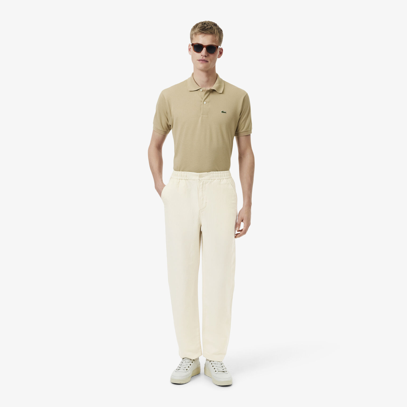 بنطال تشينو من الكتان بقصة عادية Regular Fit Linen Chino Pants - HH1972-00-056