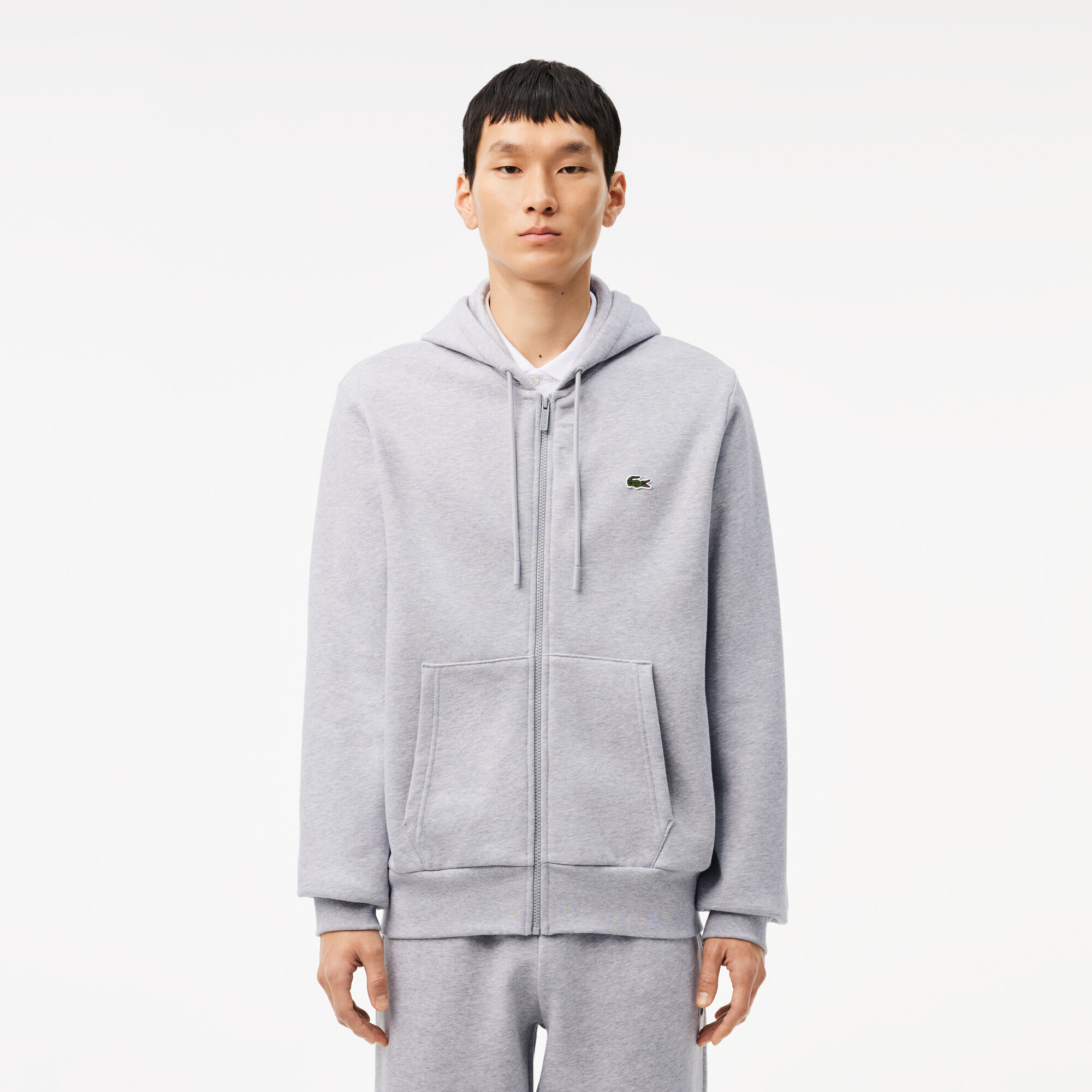 Buy Zip-Up Fleece Hoodie | Lacoste UAE