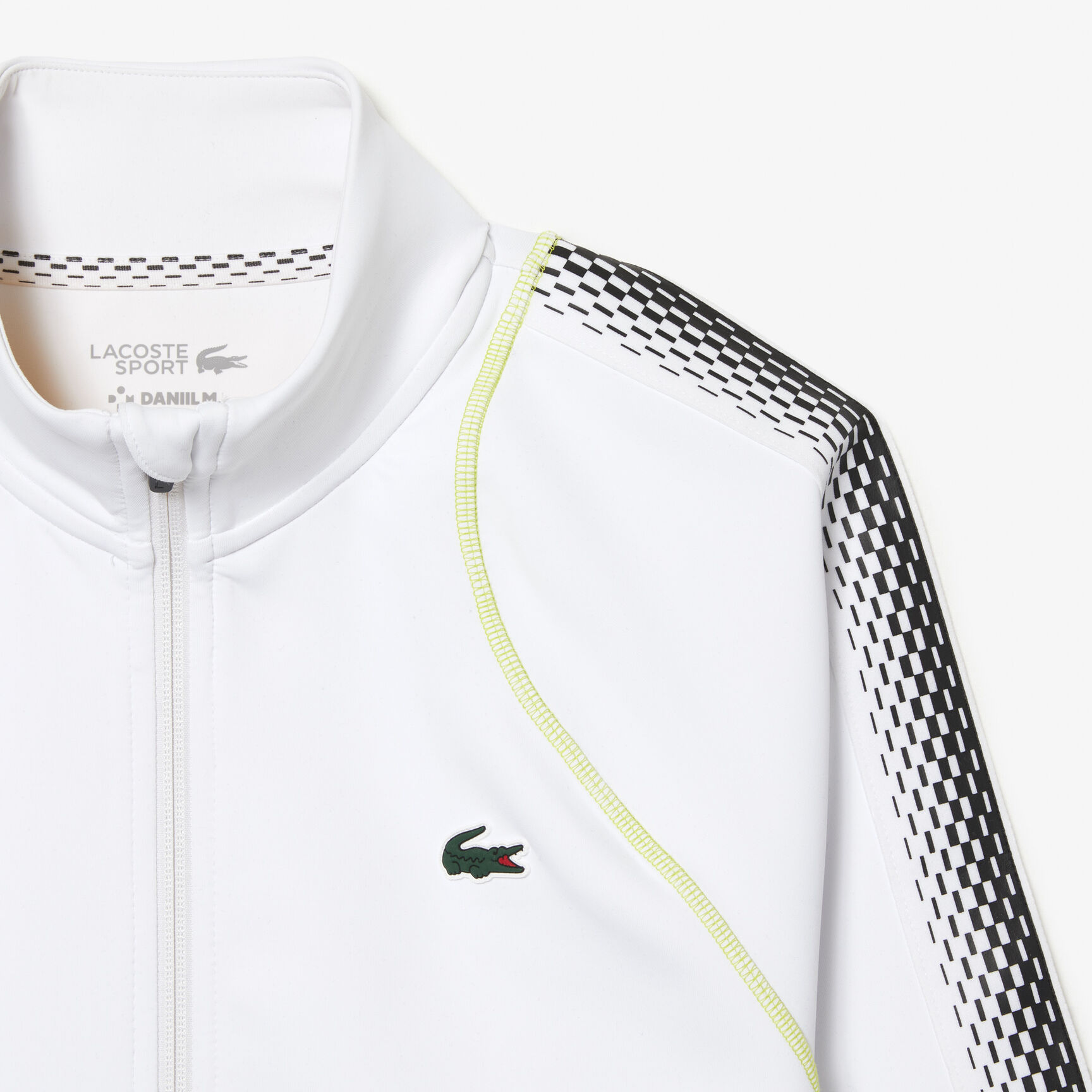 Men’s Lacoste Tennis x Daniil Medvedev Zipped Sweatshirt Men’s Lacoste Tennis x Daniil Medvedev Zipped Sweatshirt