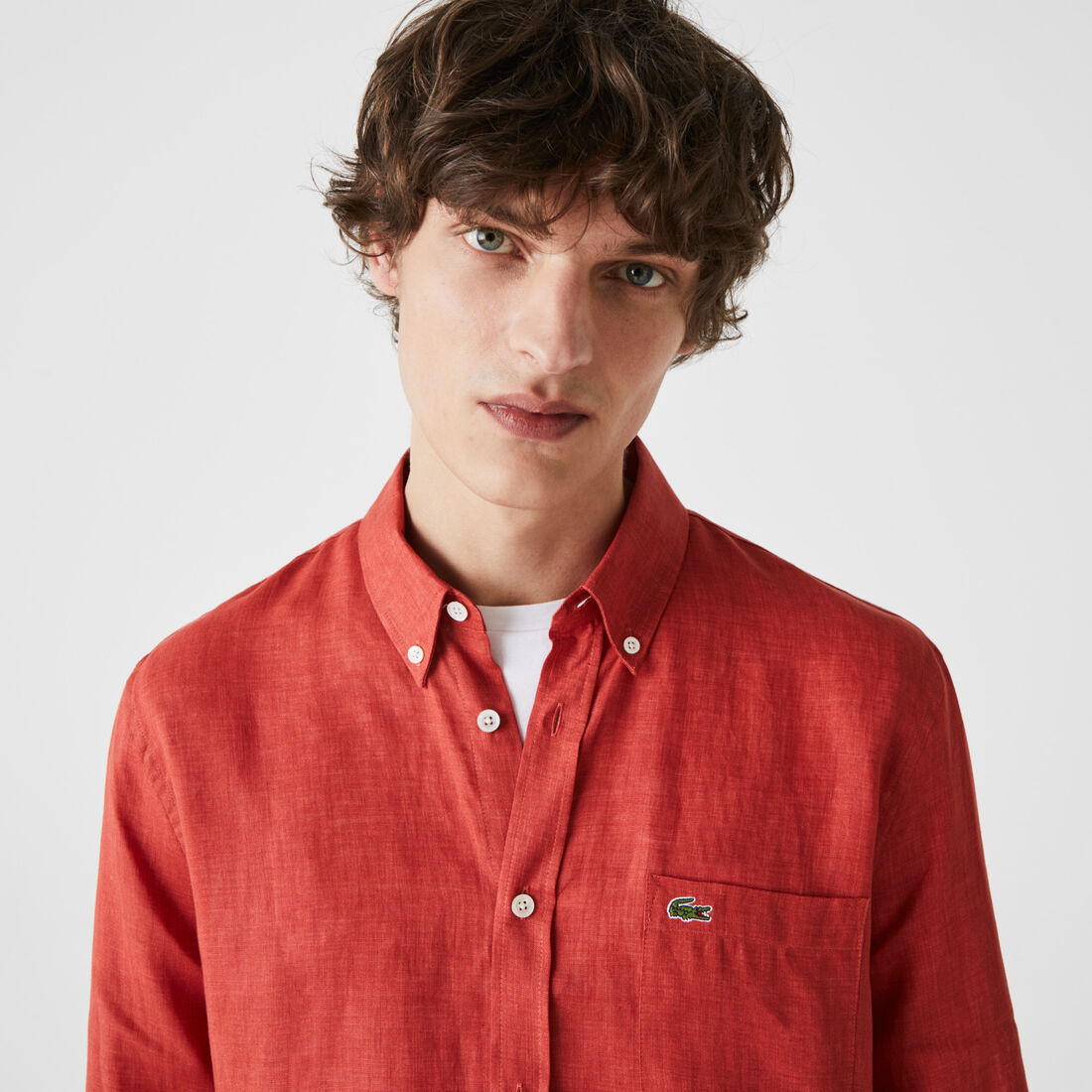 Men's Regular Fit Linen Shirt