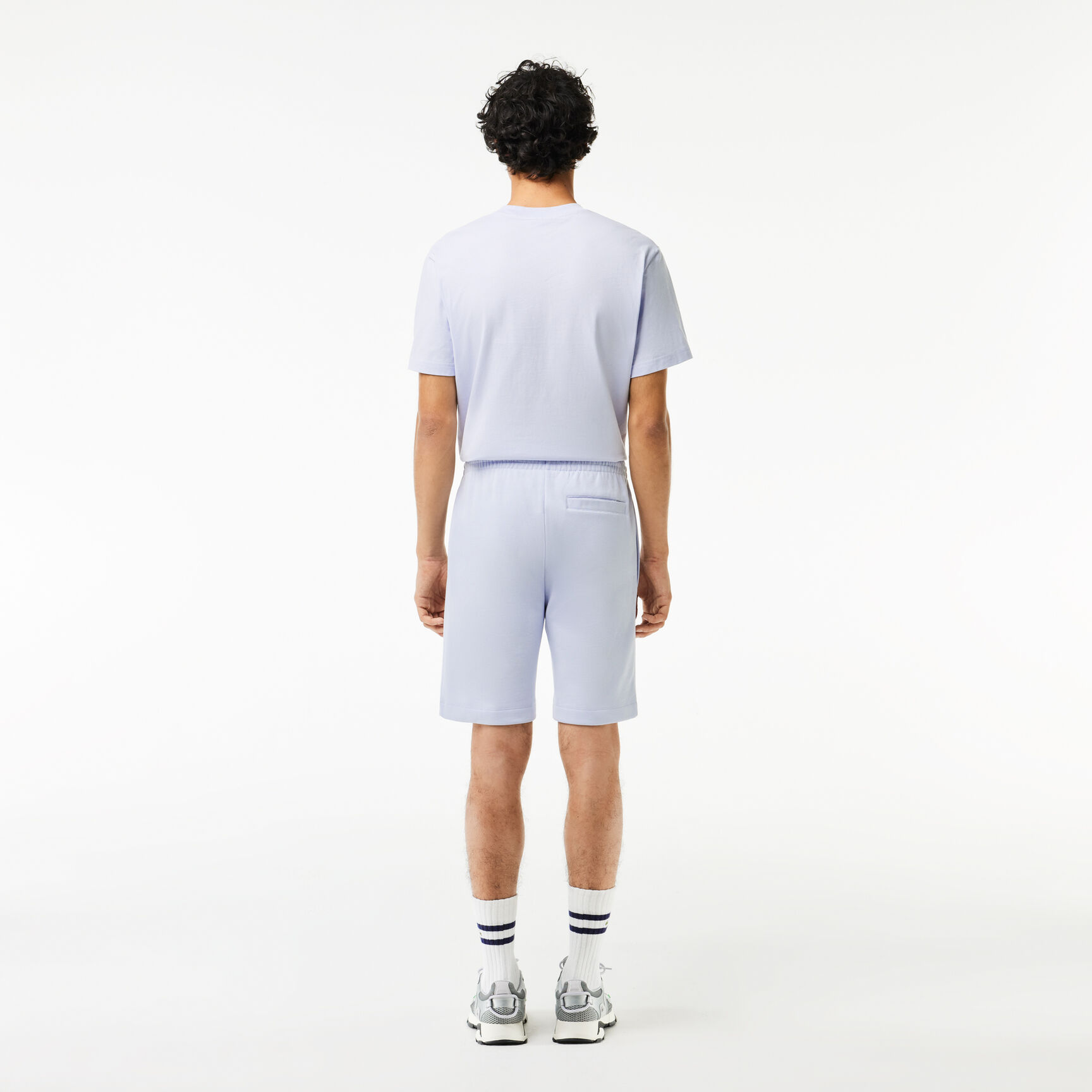 Regular Fit Fleece Shorts Men's Lacoste Organic Brushed Cotton Fleece Jogger Shorts - GH9627-00-J2G