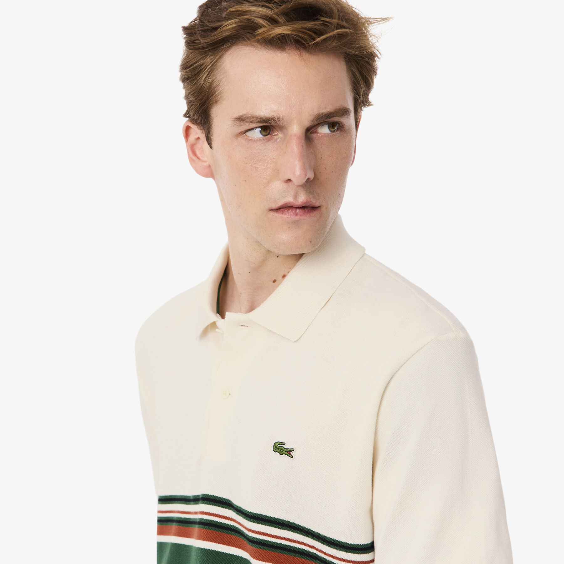 French Made Classic Fit Striped Polo Shirt - PH5457-00-XFJ