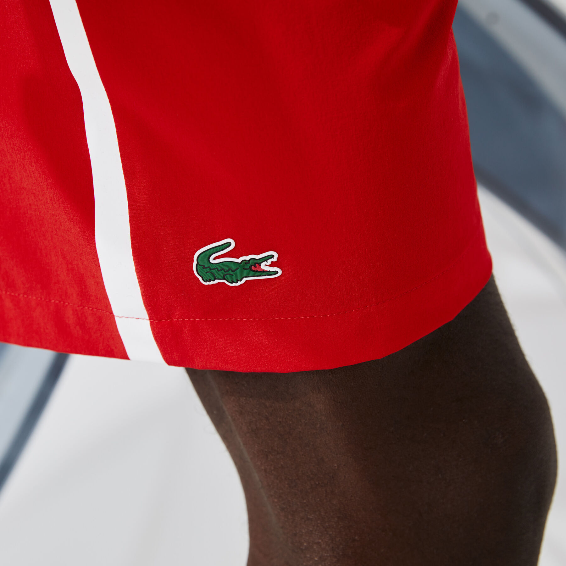 men s lacoste sport x novak djokovic breathable stretch shorts