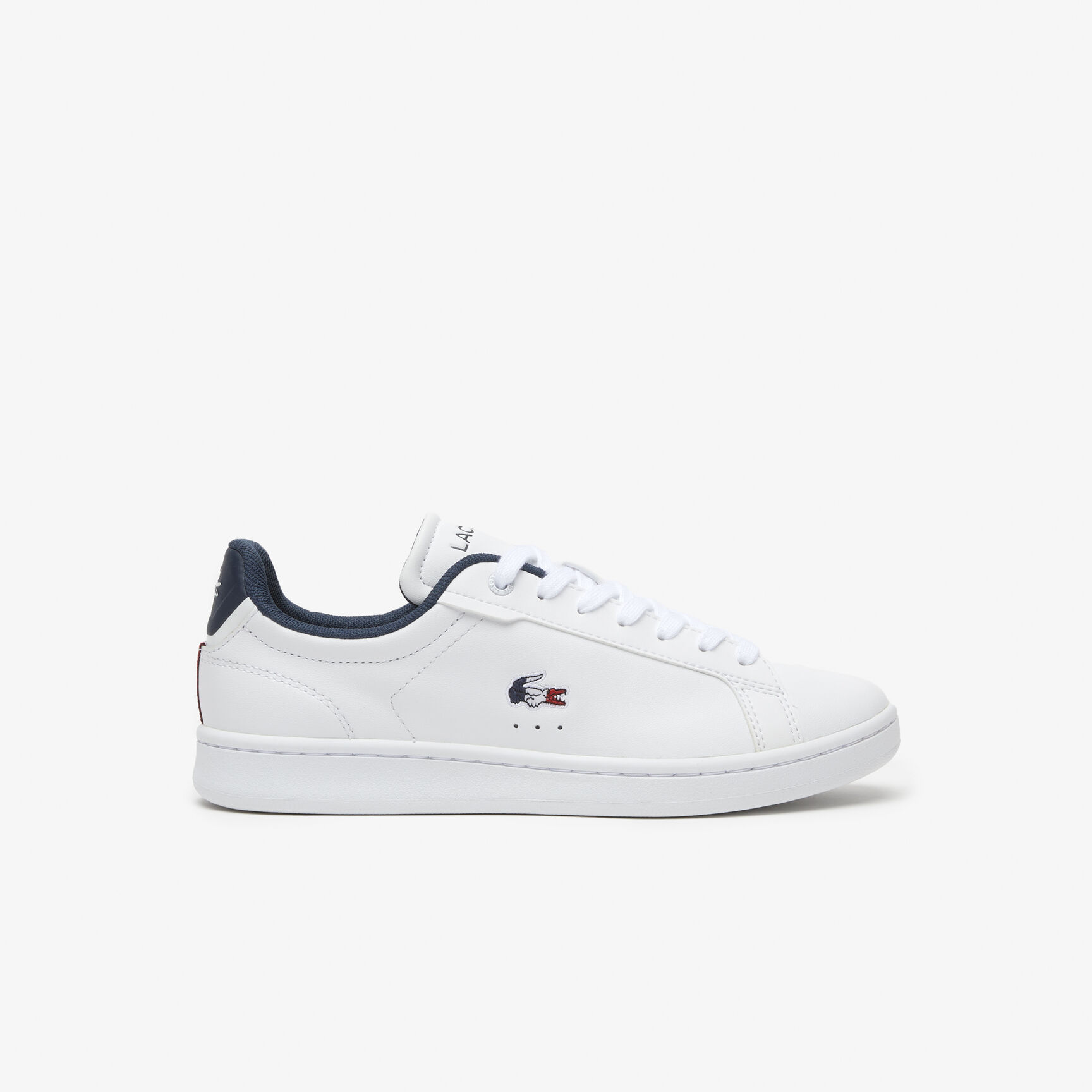 سنيكرز لاكوست كارنابي برو جلد بثلاثة ألوان للنساء Women's Lacoste Carnaby Pro Leather Tricolour Trainers - 45SFA0084-407