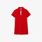girls  lacoste printed bands cotton piqu  polo dress