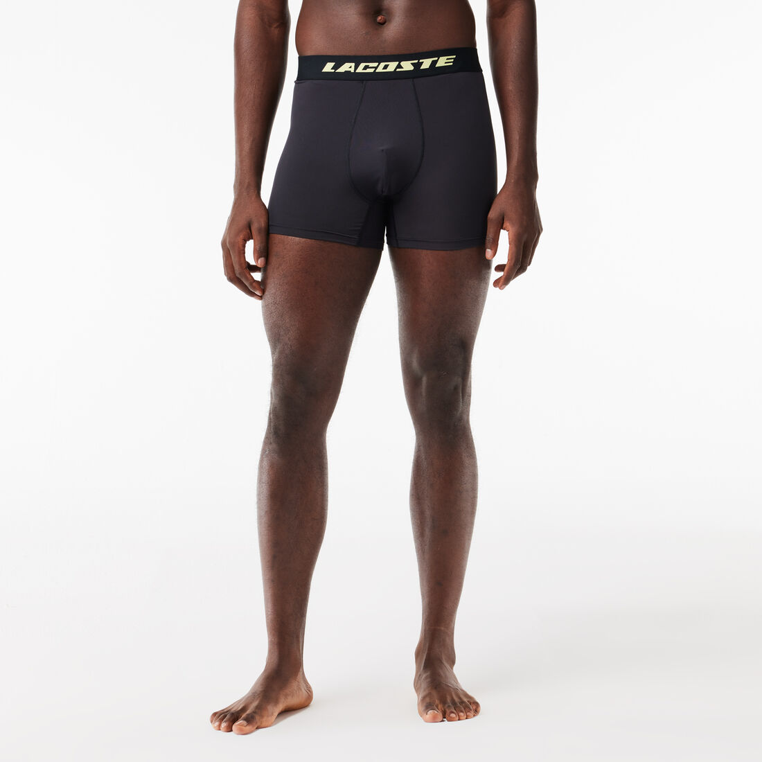 طقم بوكسر من الألياف الدقيقة للرجال، 3 قطع Men's 3-pack Lacoste Microfiber Print Trunks - 5H5916-00-RJI