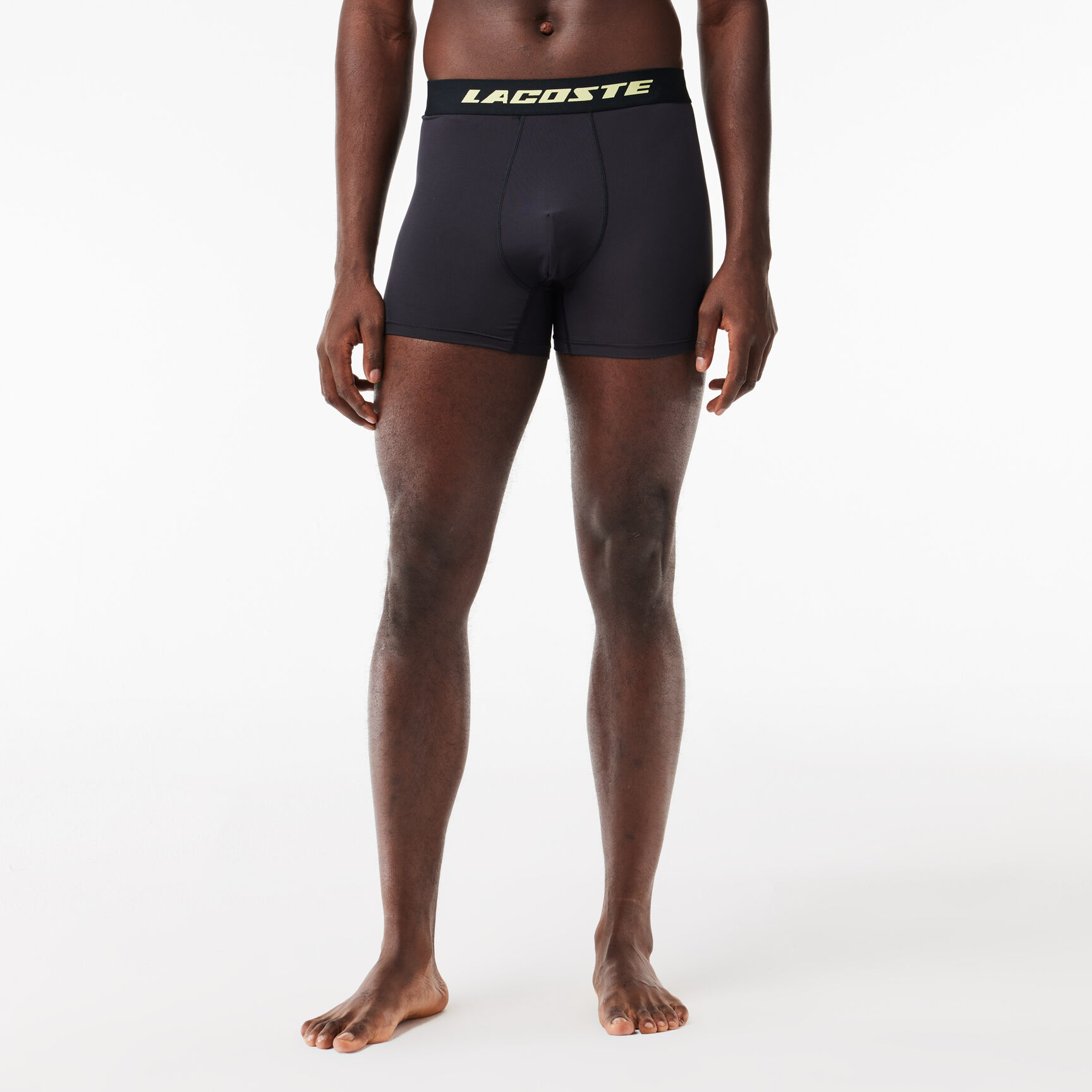 طقم بوكسر من الألياف الدقيقة للرجال، 3 قطع Men's 3-pack Lacoste Microfiber Print Trunks - 5H5916-00-RJI