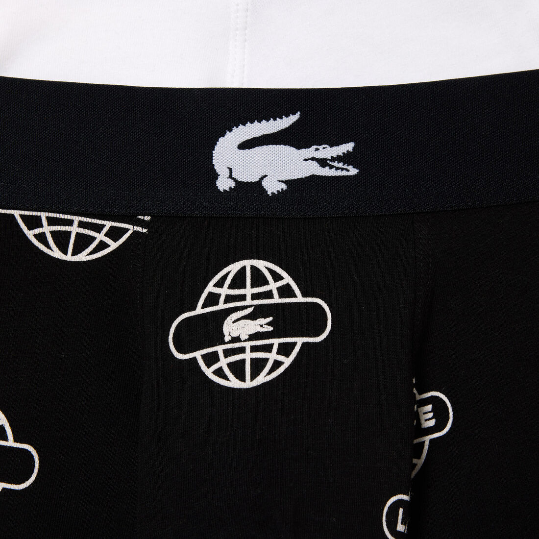 طقم بوكسر قطن مطاطي مزين بشعار الماركة، 3 قطع 3-pack Stretch Cotton Jersey Trunks - 5H2189-00-258