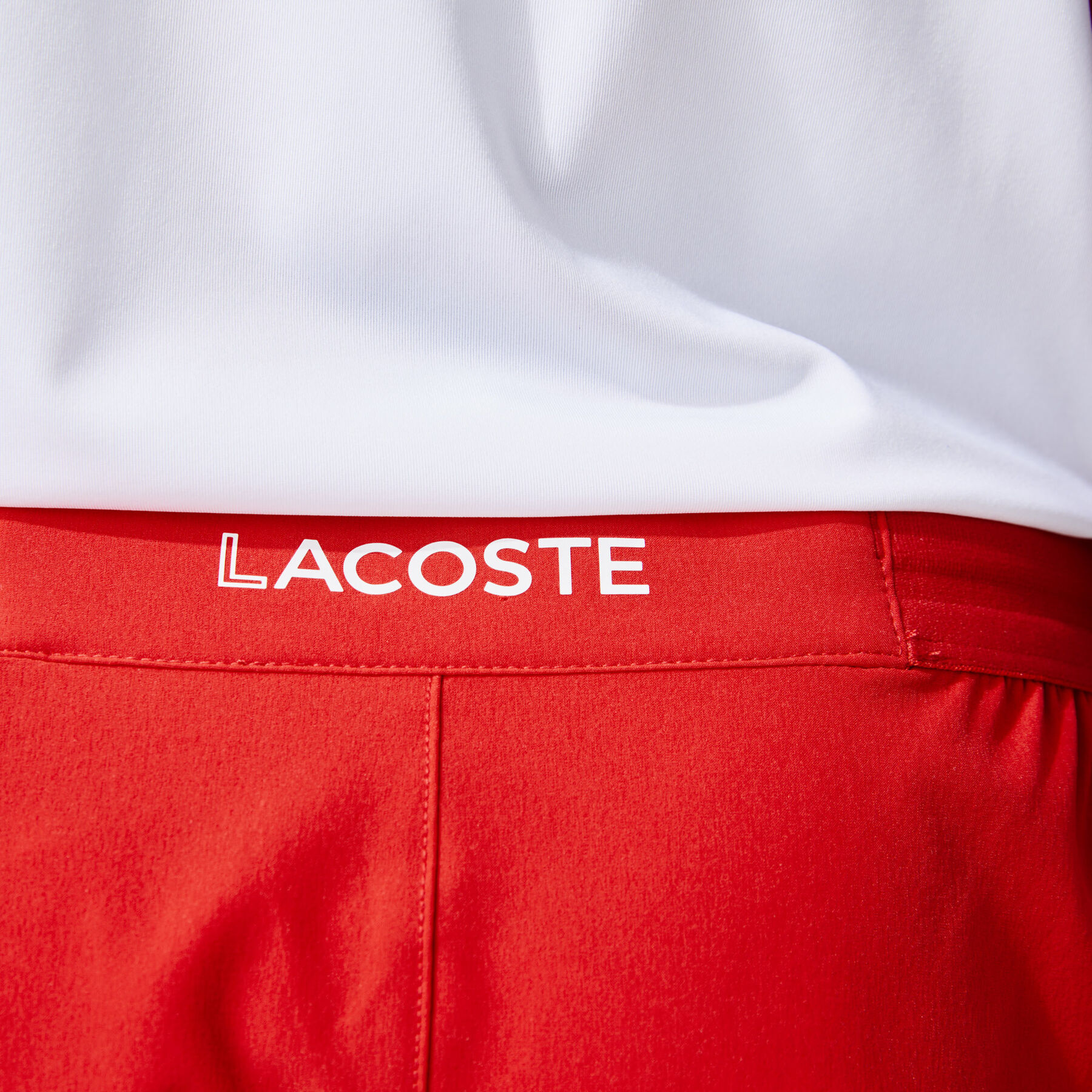 men s lacoste sport x novak djokovic breathable stretch shorts