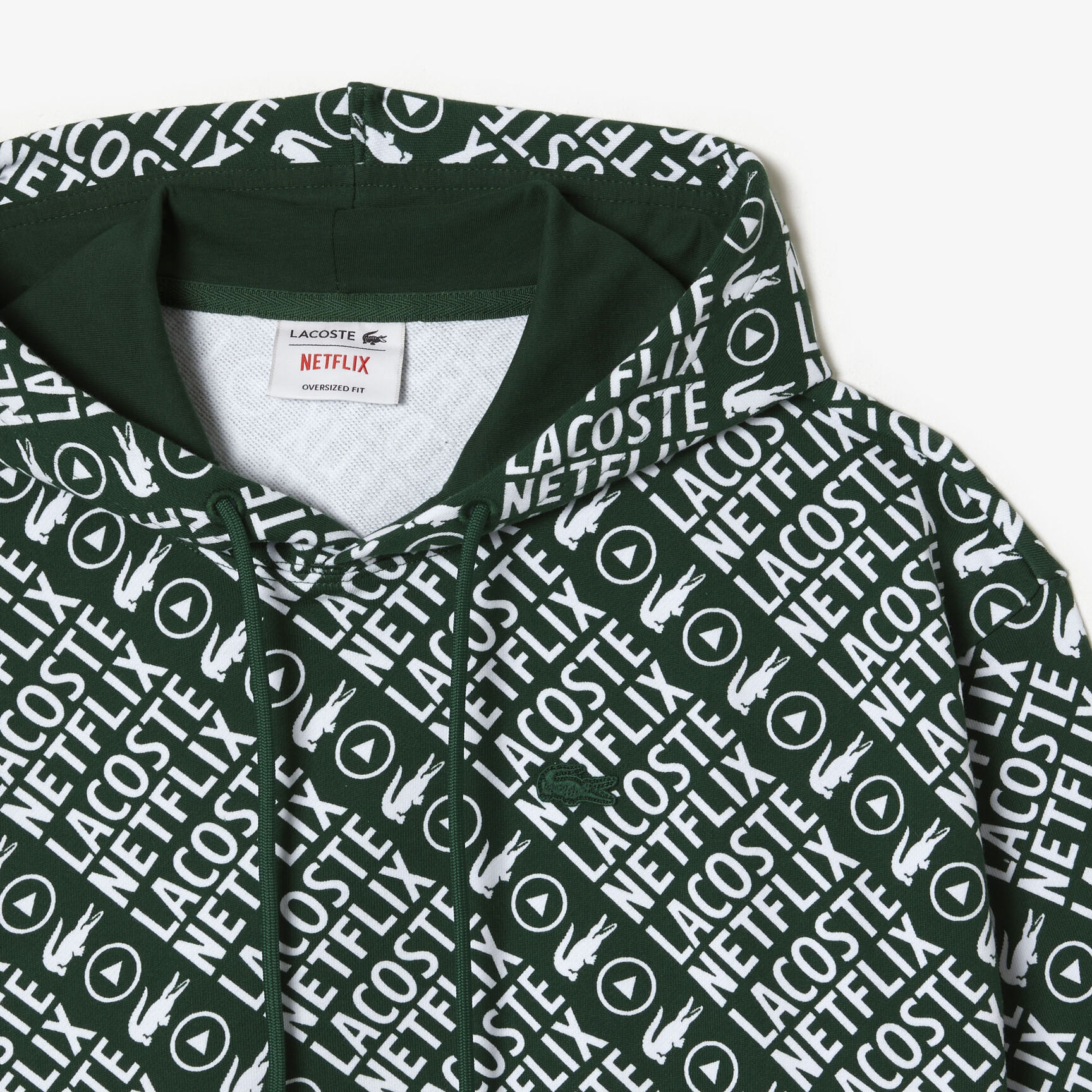 سويت شيرت قطن عضوي للنساء مجموعة Lacoste x Netflix