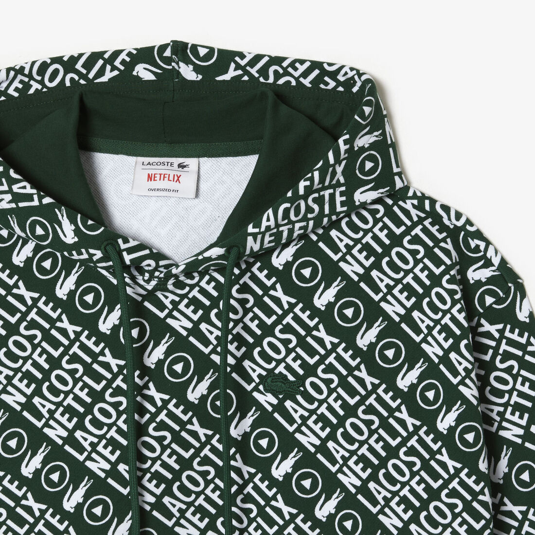 سويت شيرت قطن عضوي للنساء مجموعة Lacoste x Netflix سويت شيرت قطن عضوي للنساء مجموعة Lacoste x Netflix