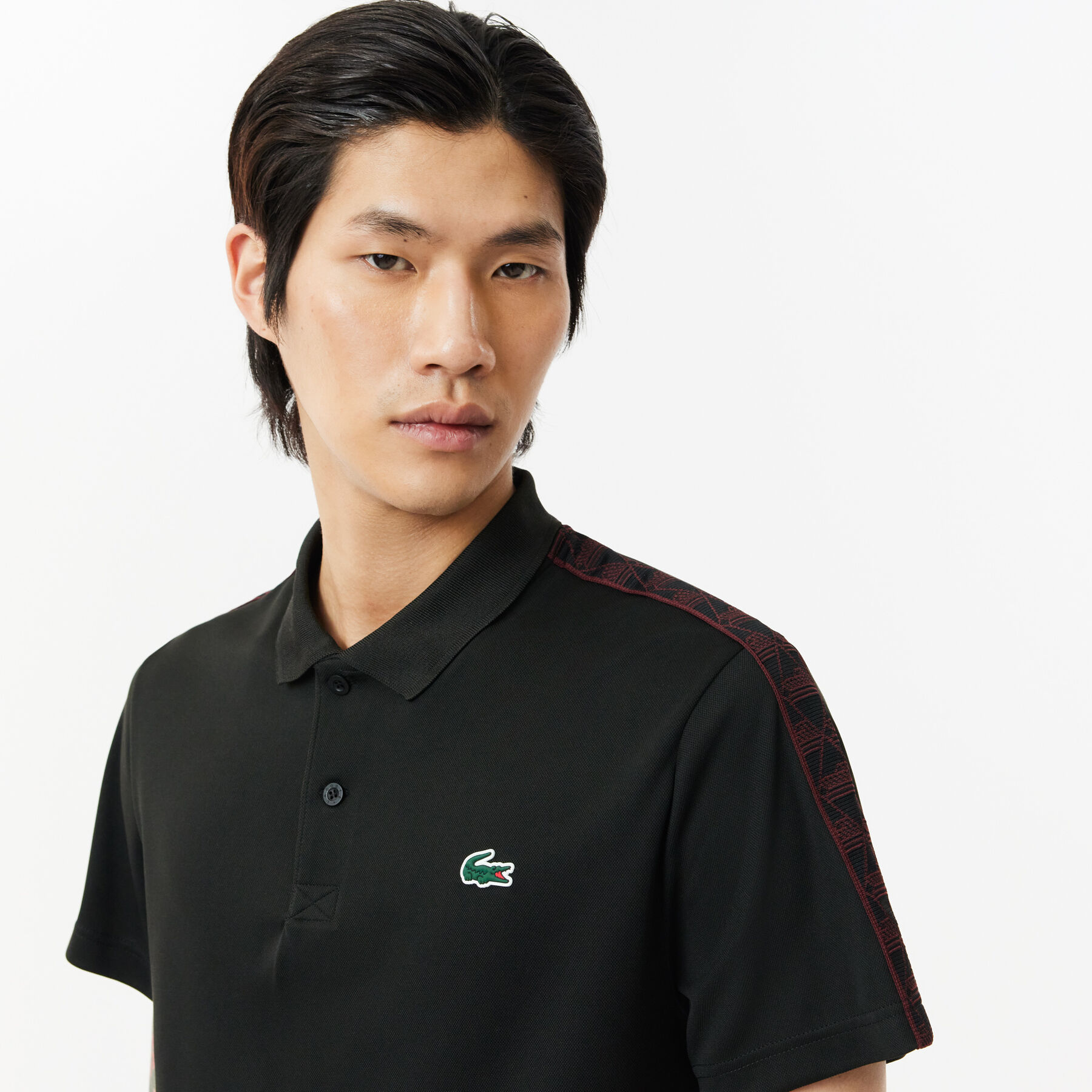 Regular Fit Ultra Dry Pique Tennis Polo Shirt Ultra-Dry Monogram Stripe Tennis Polo Shirt - DH2557-00-031