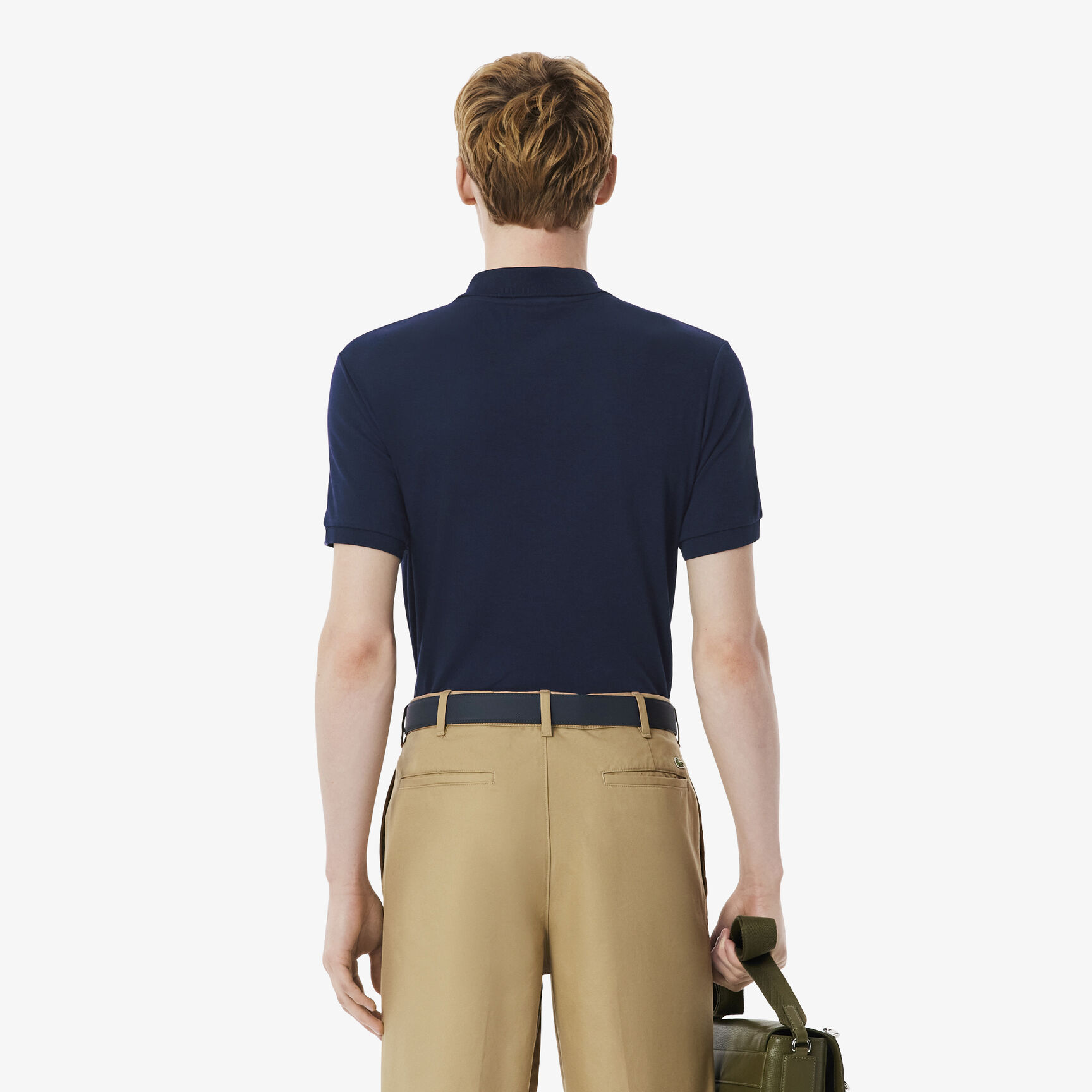 قميص بولو قطني بيما بقصّة عادية Regular Fit Cotton Pima Polo Shirt - DH2050-00-166