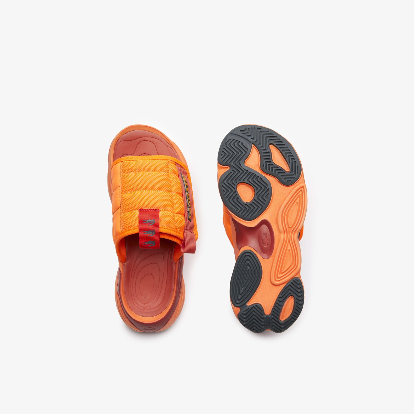 حذاء مفتوح لاكوست خامات صناعية للنساء مجموعة AceSlide