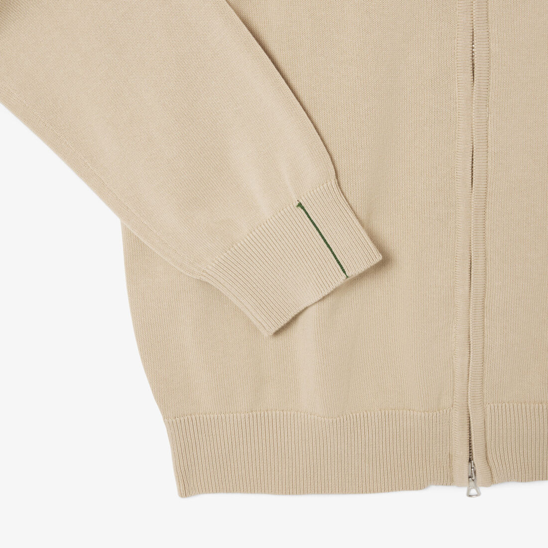 Zipped High Neck Cotton Sweater Zipped High Neck Cotton Sweater - AH1957-00-02S