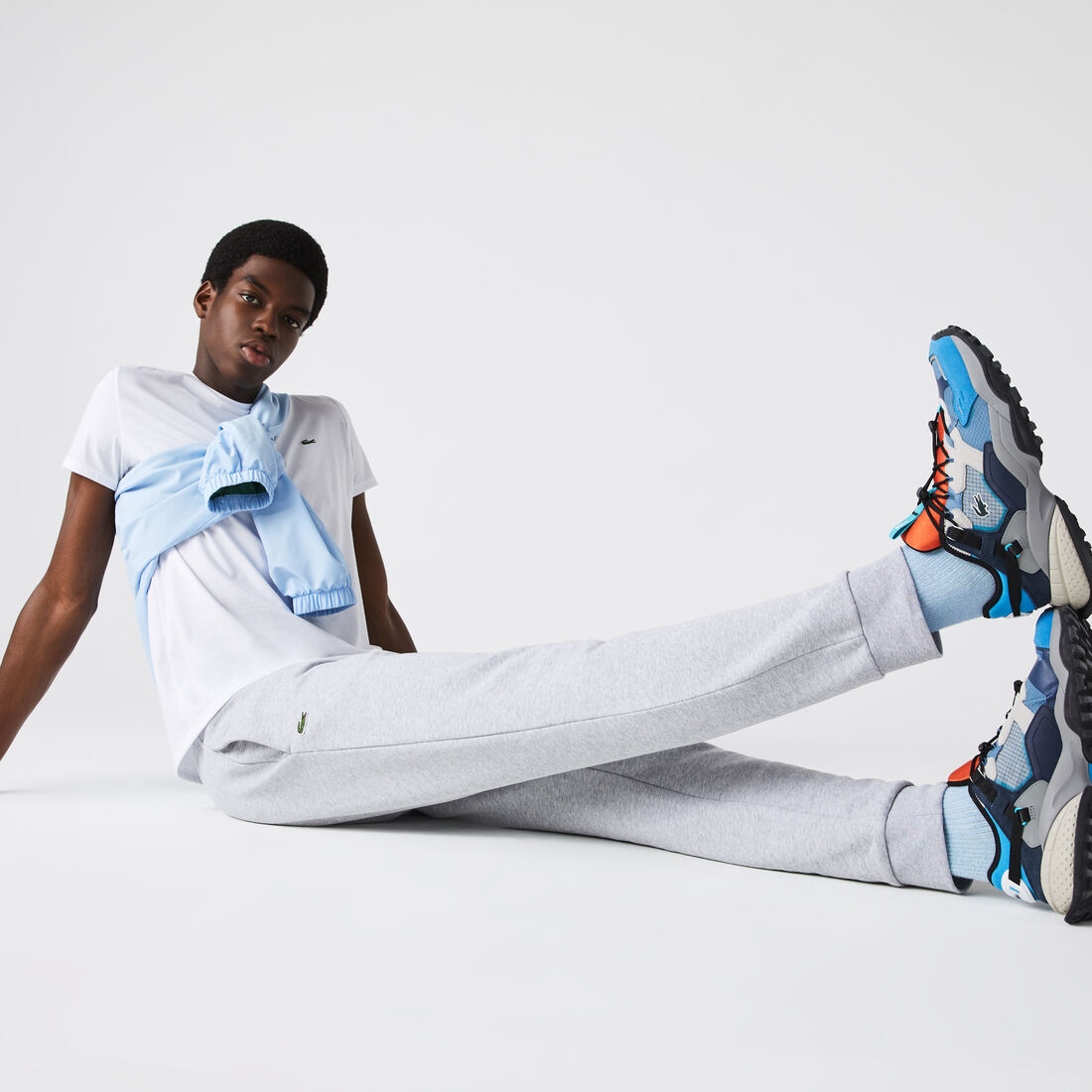 بنطال رياضي تنس صوف قطني للرجال مجموعة Lacoste SPORT