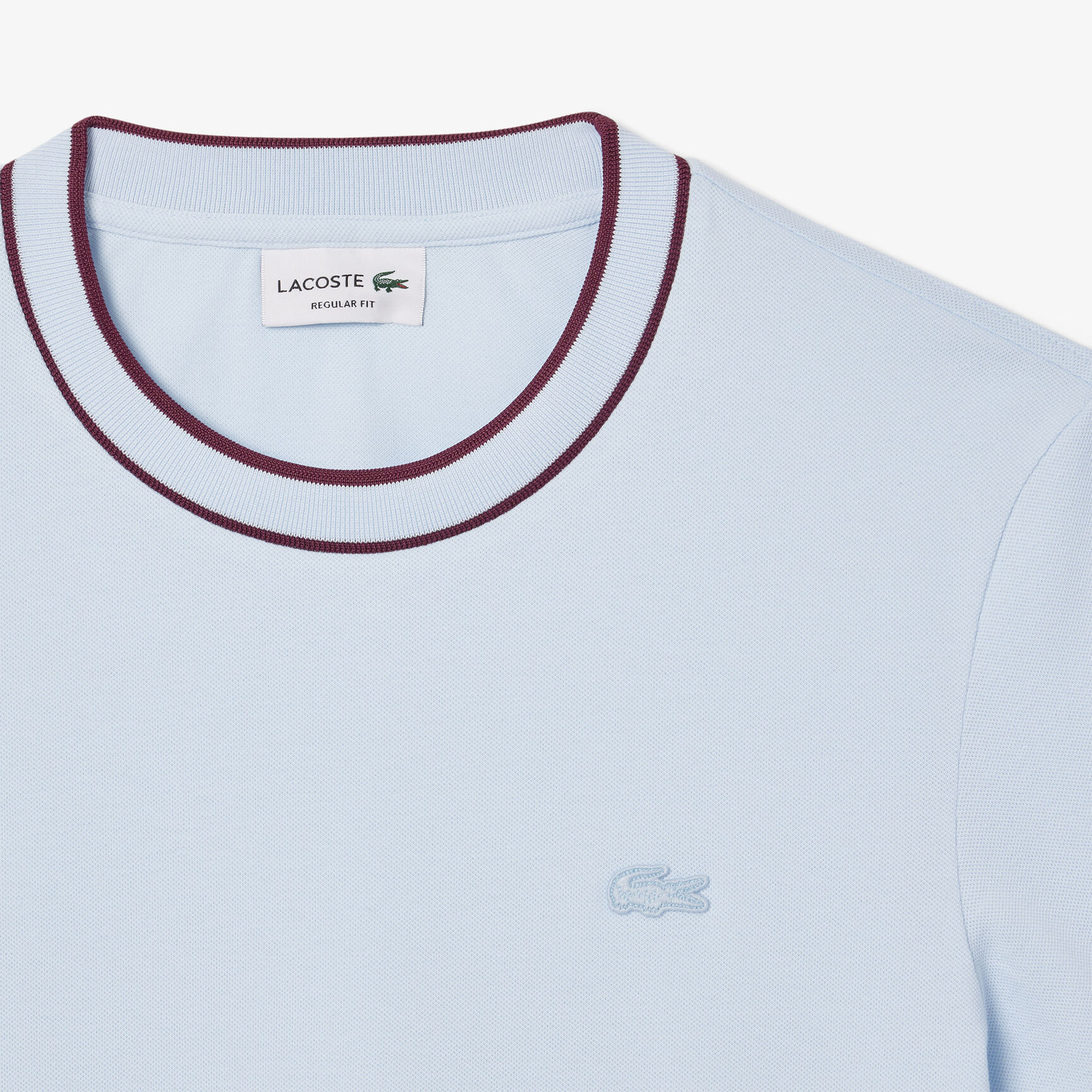 Stretch Pique Stripe Collar T-shirt - TH8174-00-T01