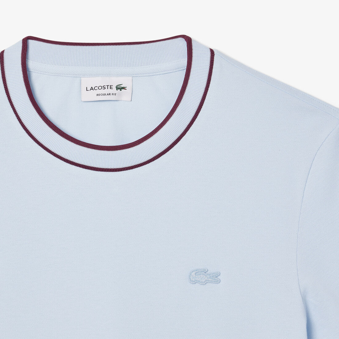 Stretch Pique Stripe Collar T-shirt Stretch Pique Stripe Collar T-shirt - TH8174-00-T01