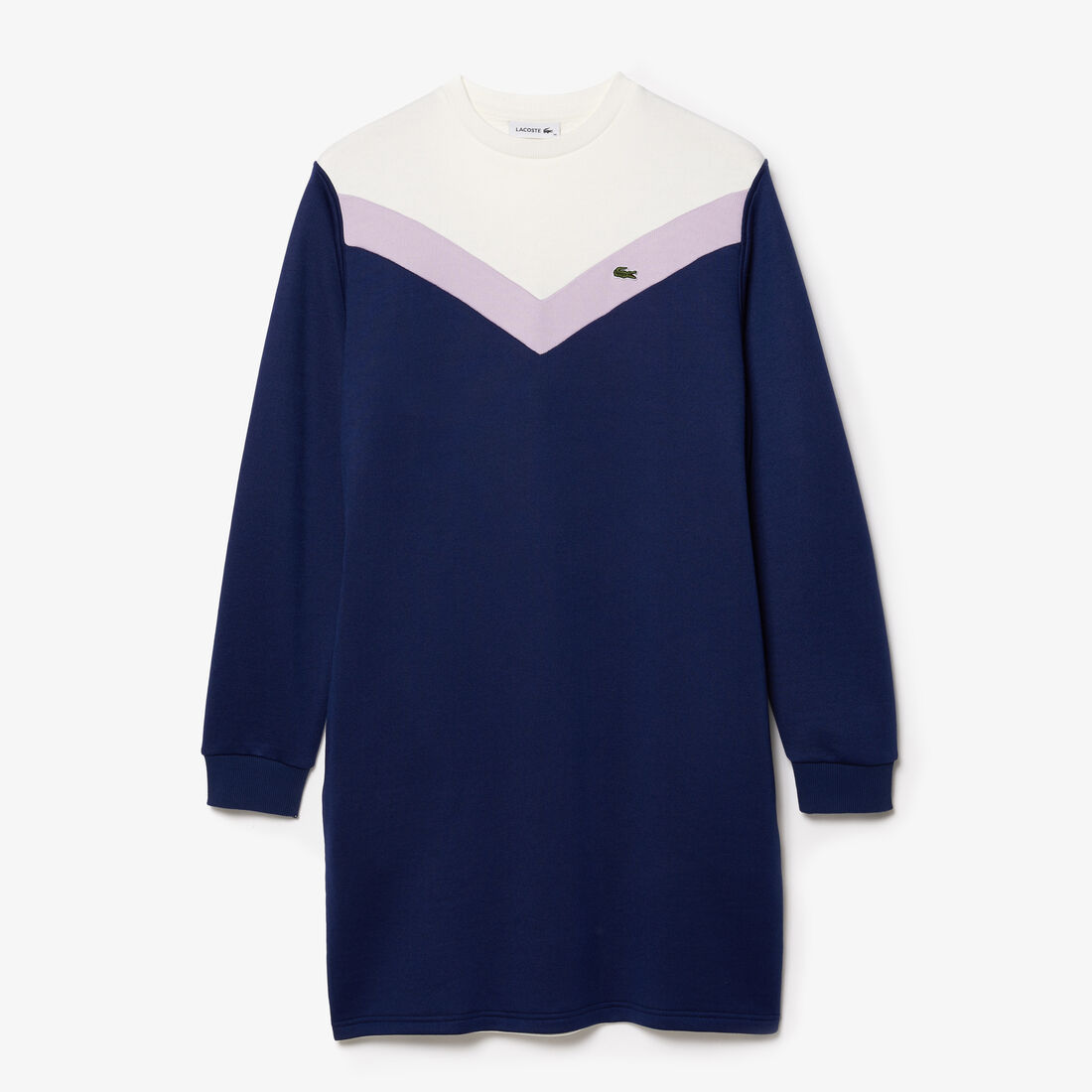 Women's Colourblock Fleece Sweatshirt Dress Women's Colourblock Fleece Sweatshirt Dress