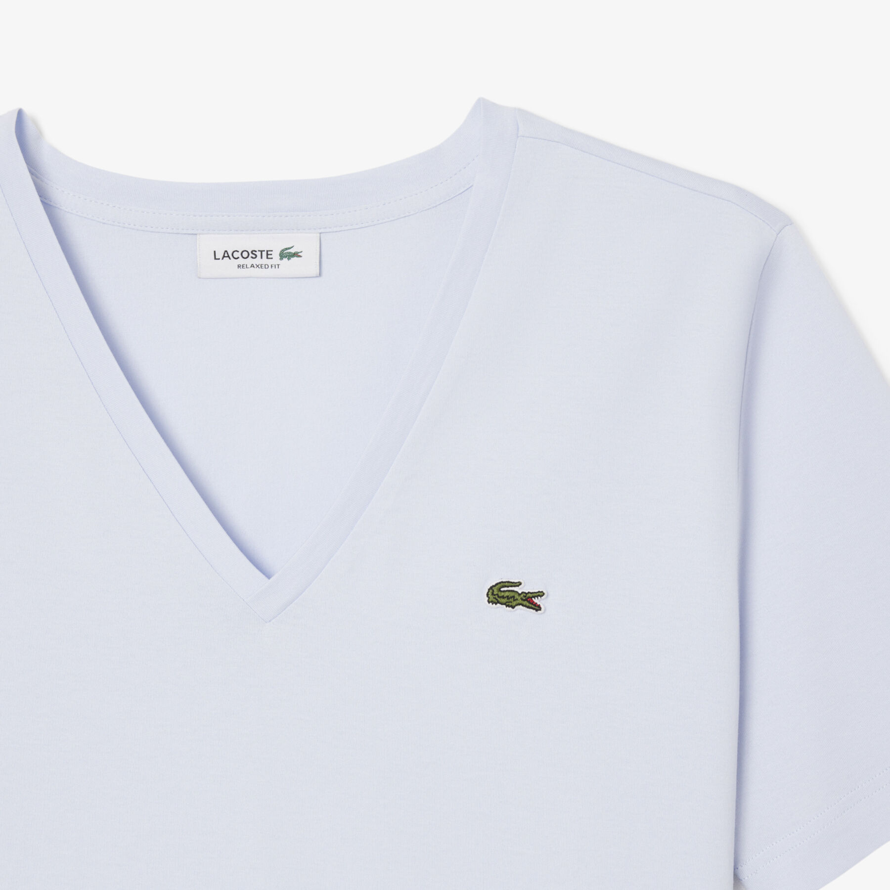 Relaxed Fit Soft Cotton V Neck T-shirt - TF7300-00-J2G