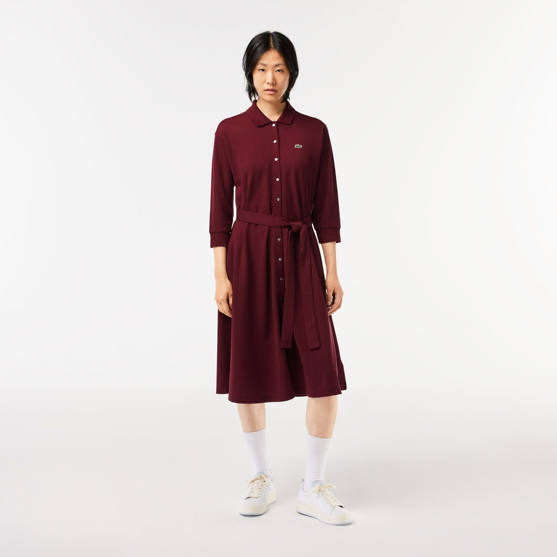 3/4 Sleeve Cotton Pique Polo Dress - EF0850-00-YUP