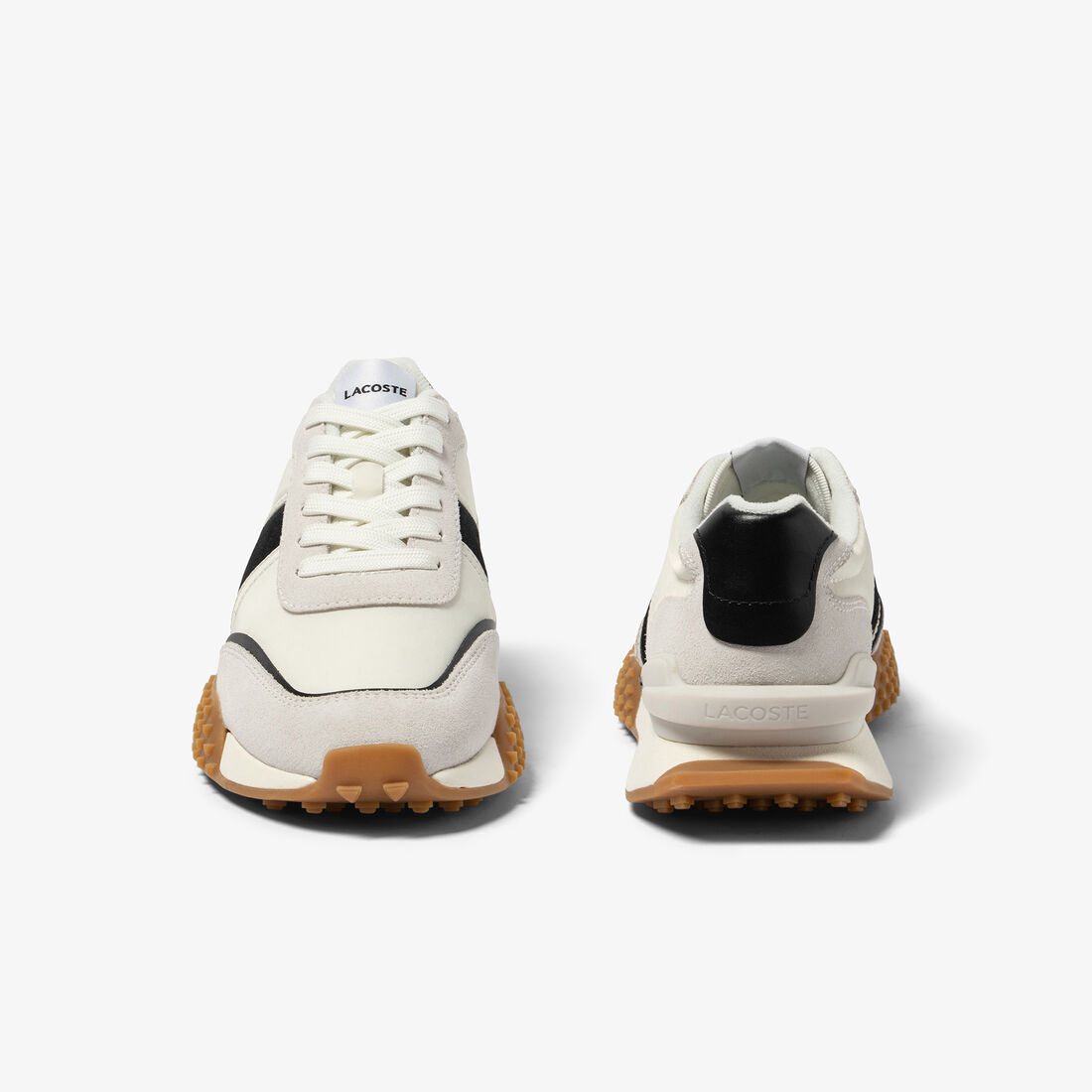 سنيكرز لاكوست ال-سبين ديلوكس جلد للنساء Women's Lacoste L-Spin Deluxe Leather Trainers - 45SFA0017-147