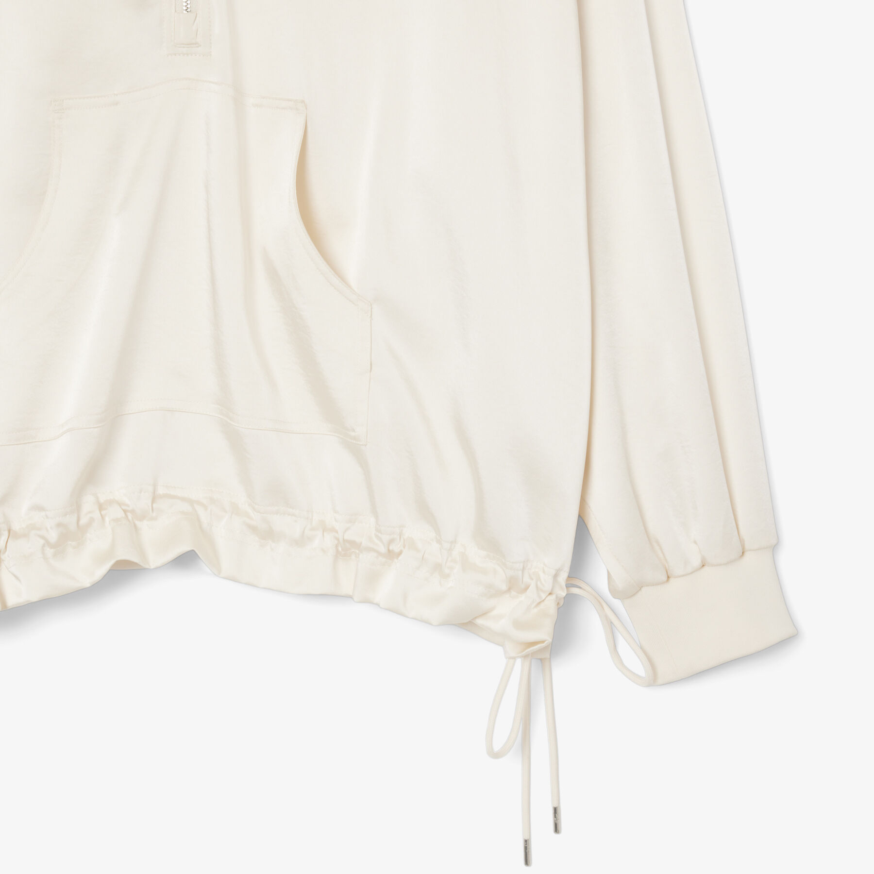 High Zipped Neck Oversized Popover Jacket lacoste high zipped neck oversized popover jacket
