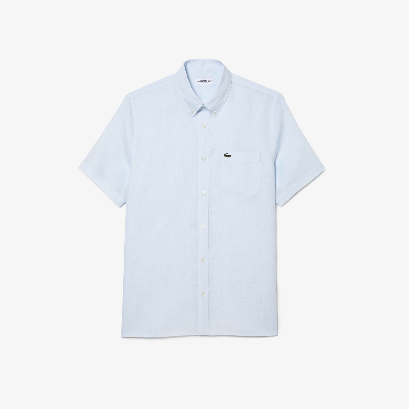 Short Sleeved Linen Shirt Men's Lacoste Short Sleeve Linen Shirt - CH5699-00-T01