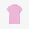 قميص بولو بيكيه بياقة مزخرفة Girls' Lacoste Scalloped Collar Mini Pique Polo Shirt - PJ3594-00-IXV