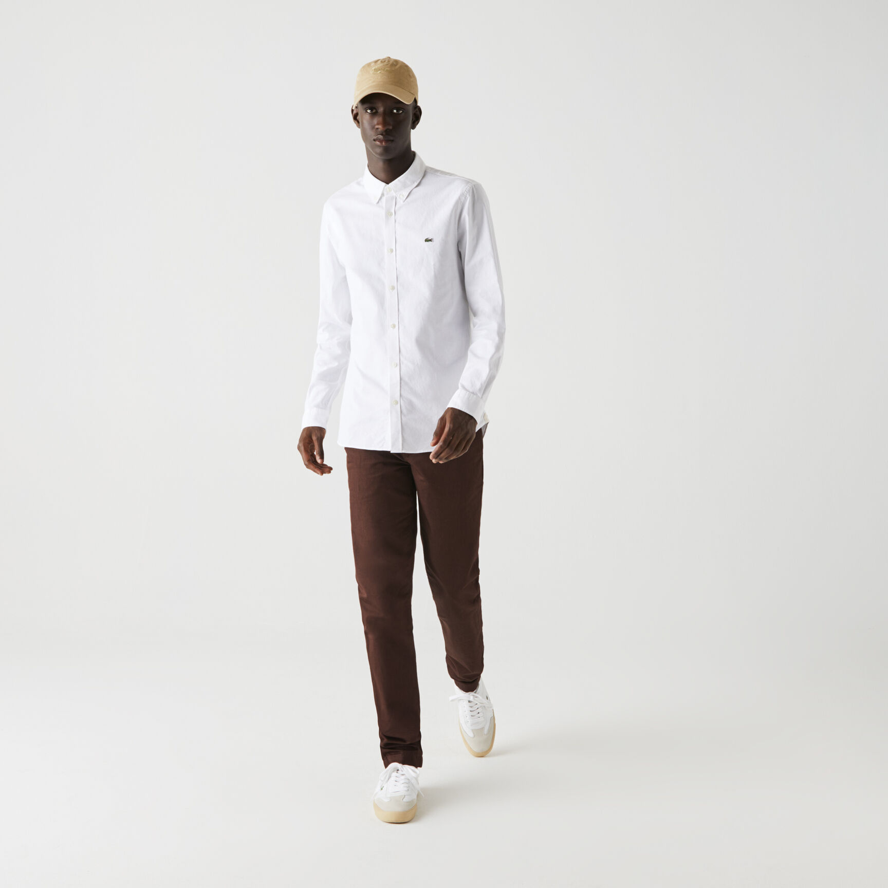 Men's Slim Fit Stretch Oxford Cotton Shirt Men's Slim Fit Stretch Oxford Cotton Shirt