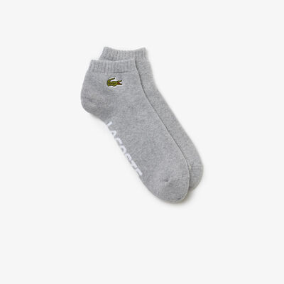 Unisex Lacoste Sport Branded Stretch Cotton Low-cut Socks