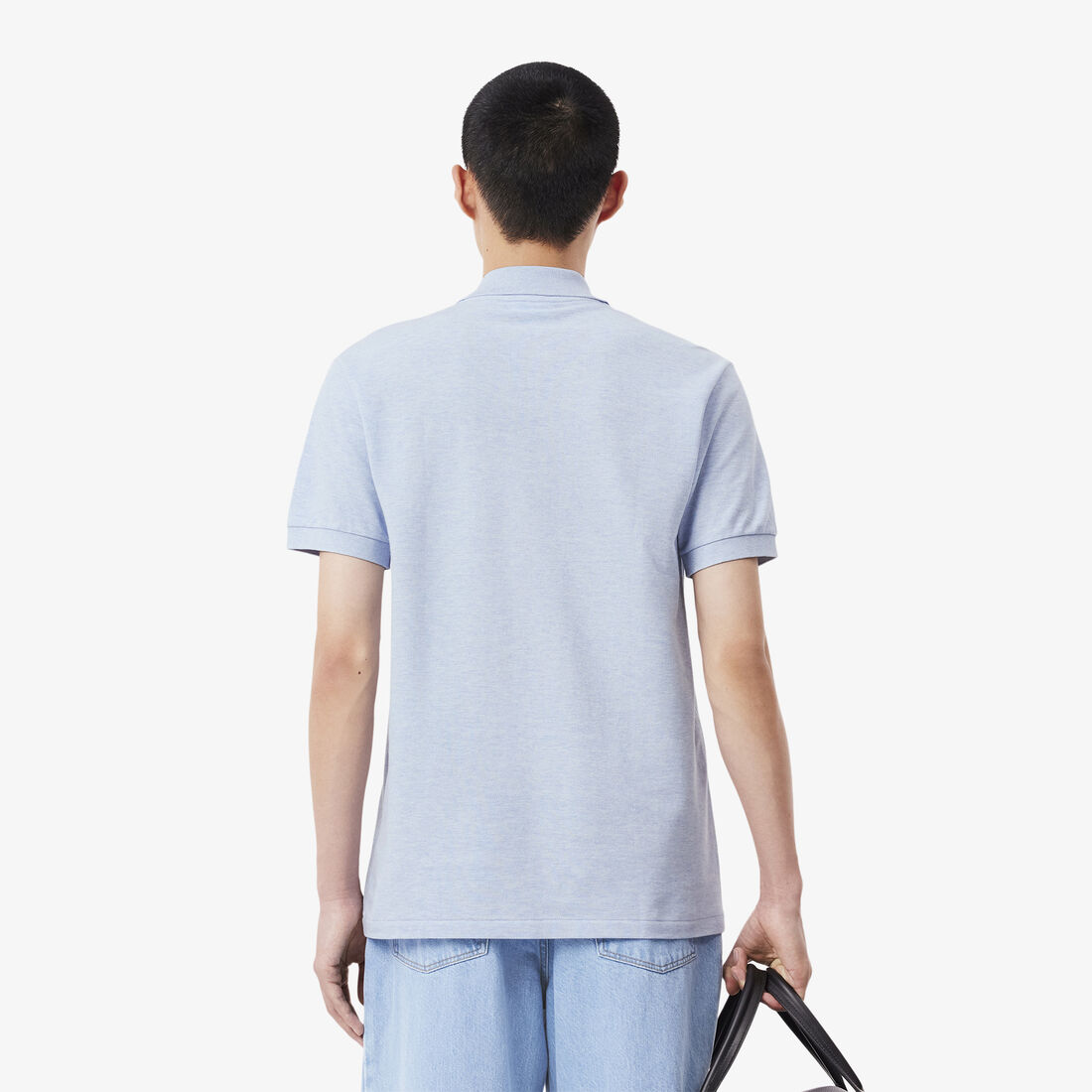 Classic Fit L.12.12 Marl Polo Shirt Original L.12.12 Heathered Petit Pique Cotton Polo Shirt - L1264-00-IXA