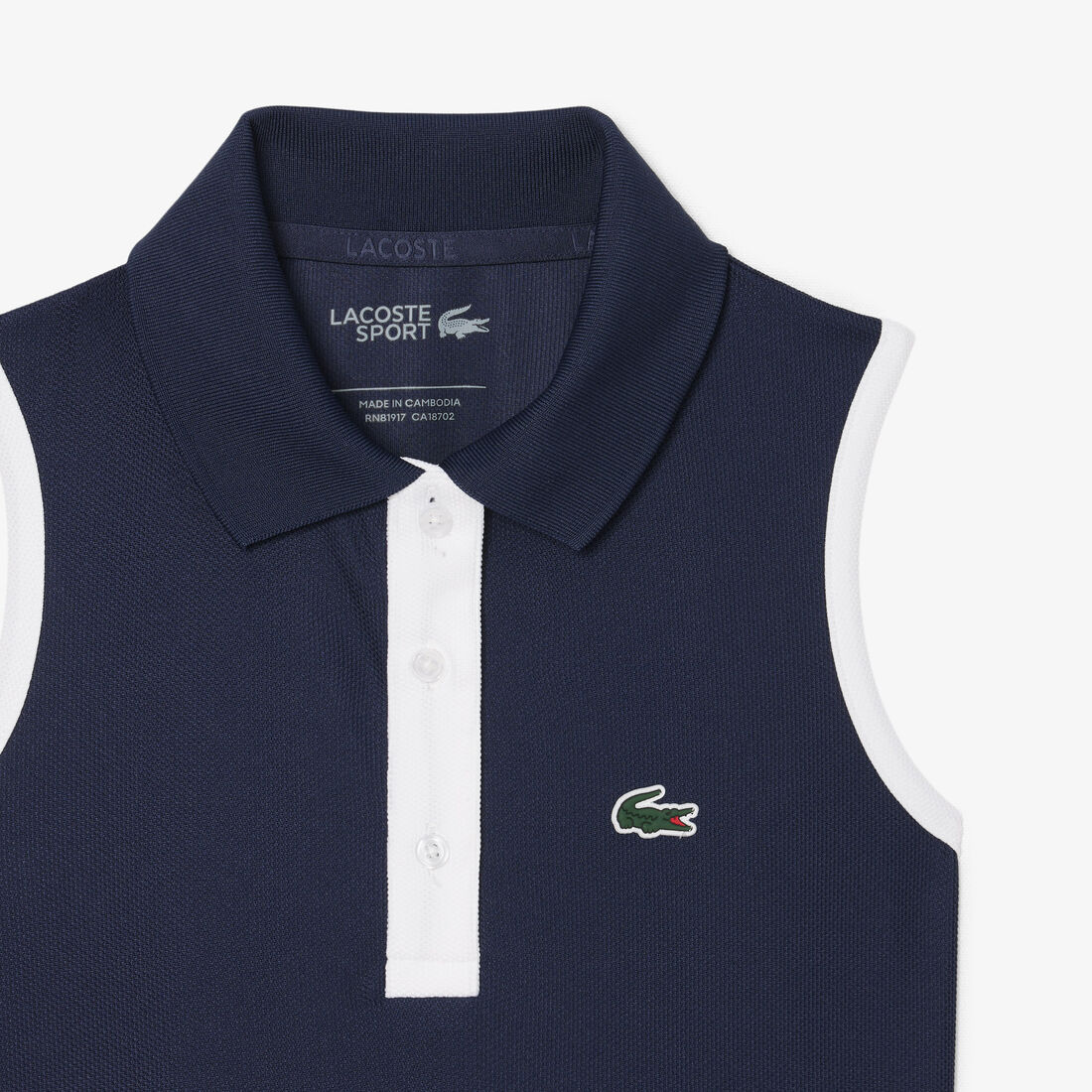 Sleeveless Petit Pique Dress lacoste sleeveless petit pique dress