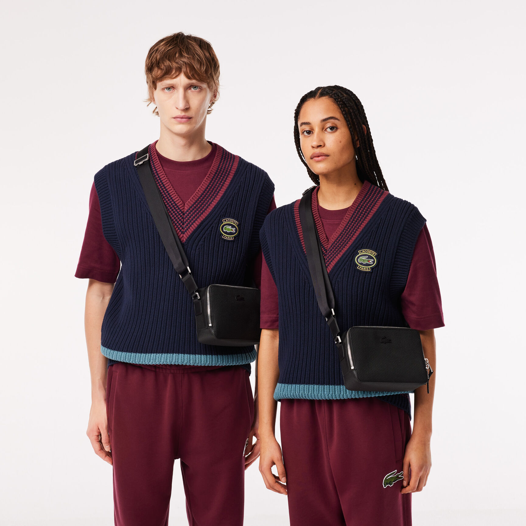 Buy Chantaco Leather Mini Satchel | Lacoste UAE