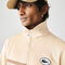 lacoste men s heritage striped band and badge zip sweatshirt