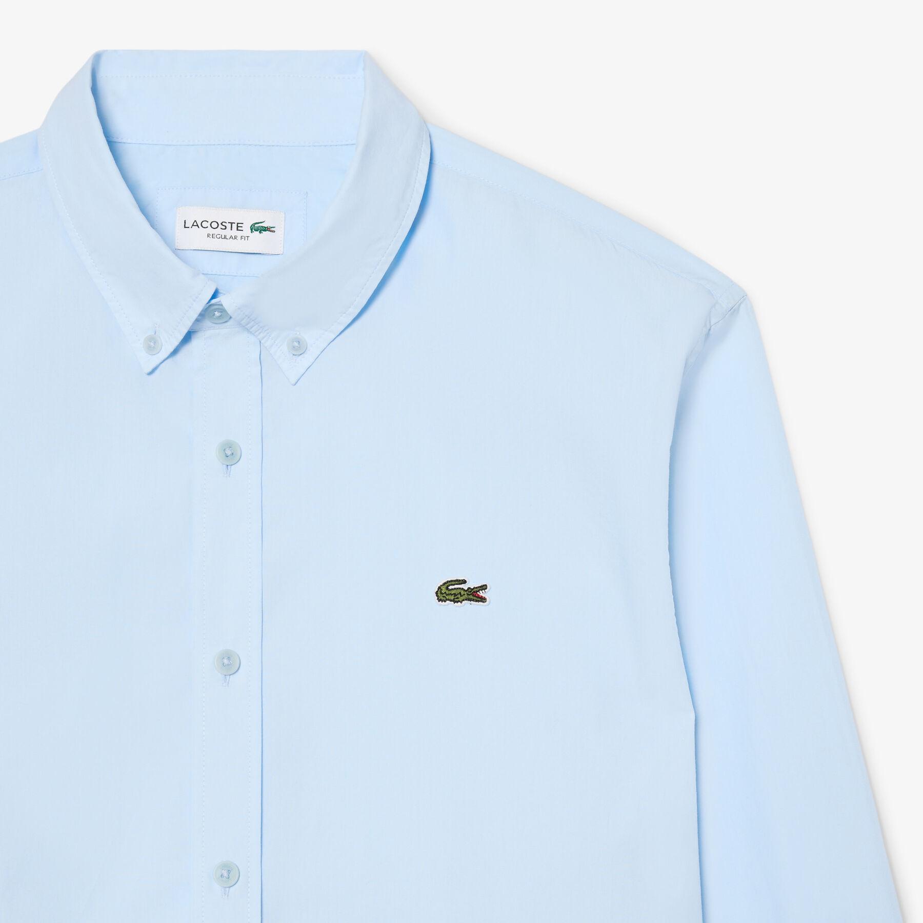 قميص بوبلين مطاطي بقصة عادية Regular Fit Stretch Poplin Shirt - CH2316-00-T01