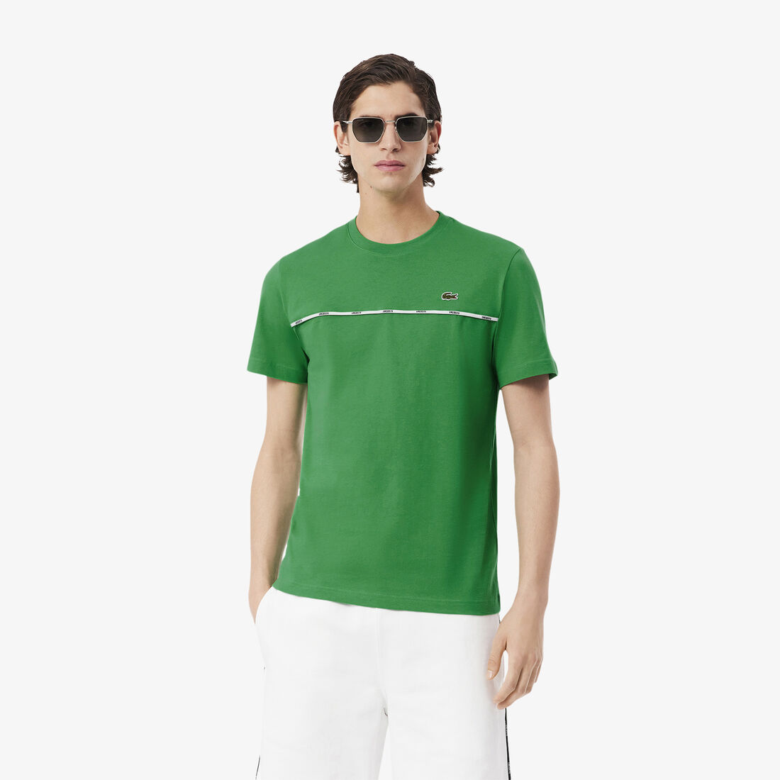Lacoste Trim Cotton Jersey T-shirt - TH9842-00-SIW