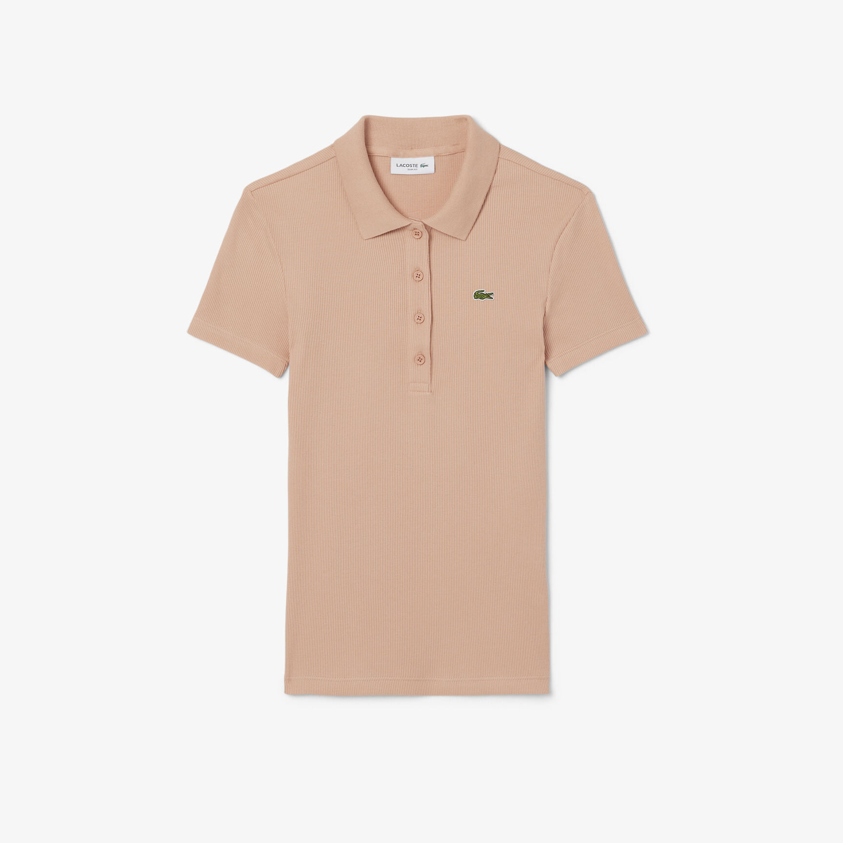 Slim Fit L.12.D Ribbed Cotton Polo Shirt - DF5377-00-ZIH