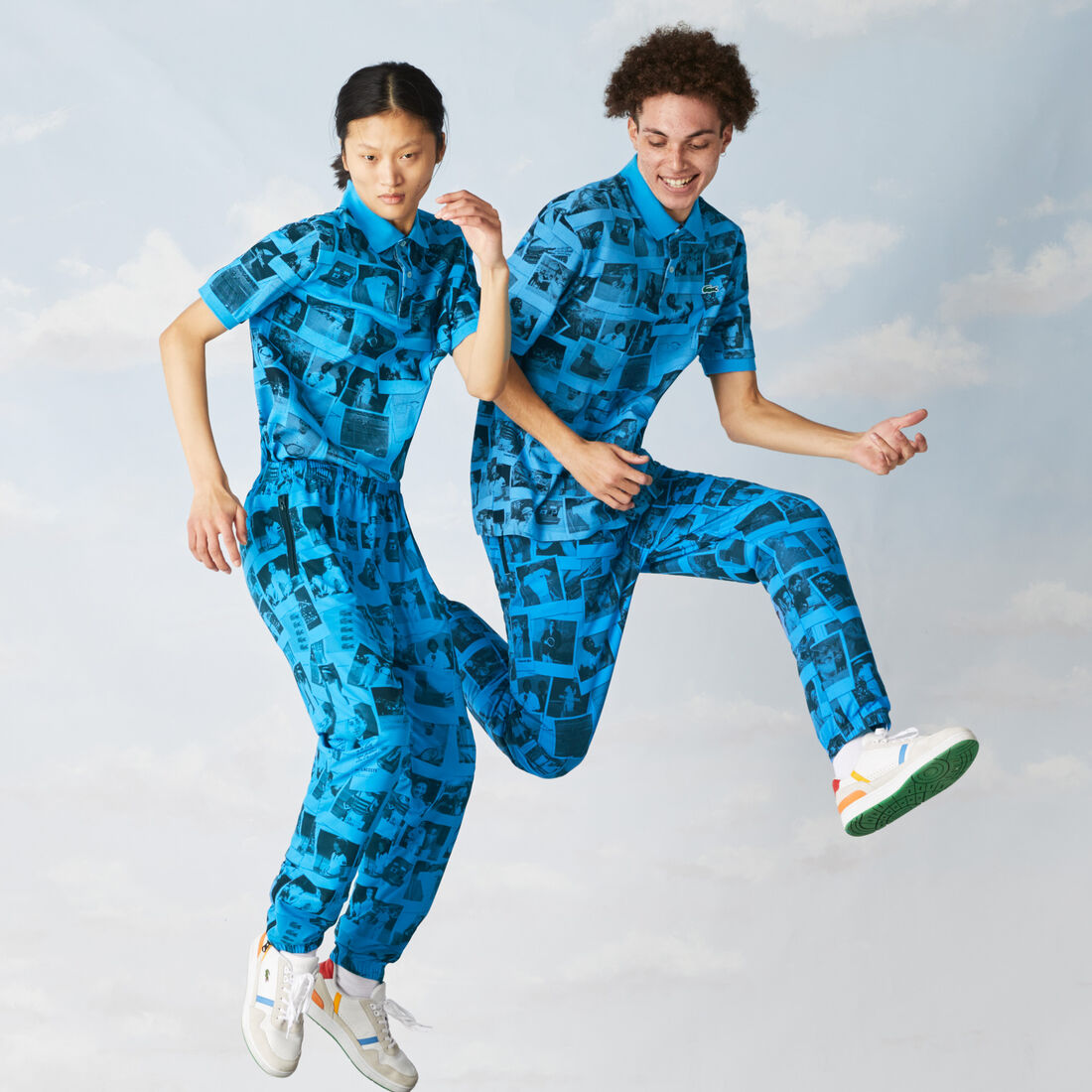 بنطال رياضي للجنسين من مجموعة Lacoste LIVE و Polaroid