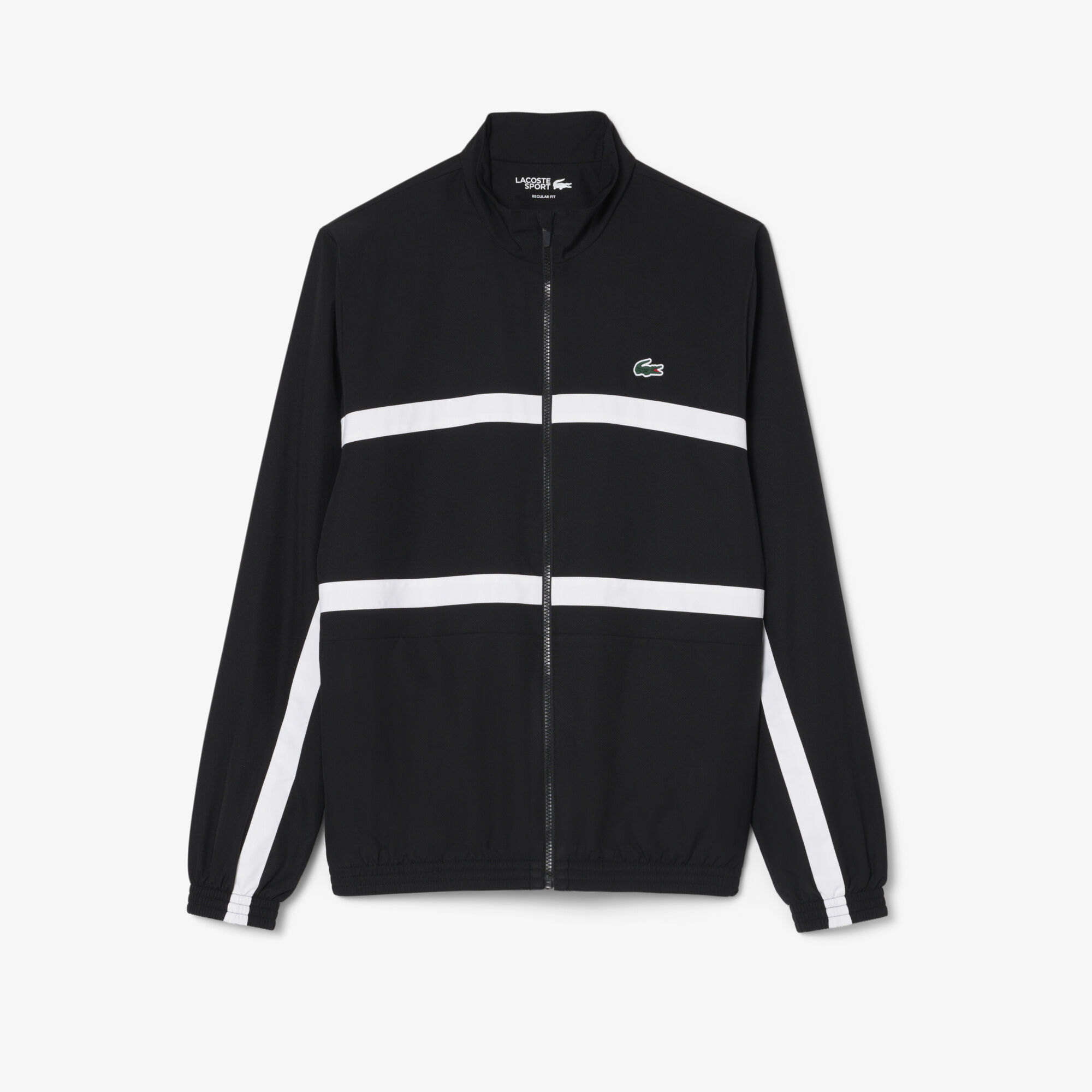 Sport Printed Tracksuit, Black / White | LACOSTE UAE