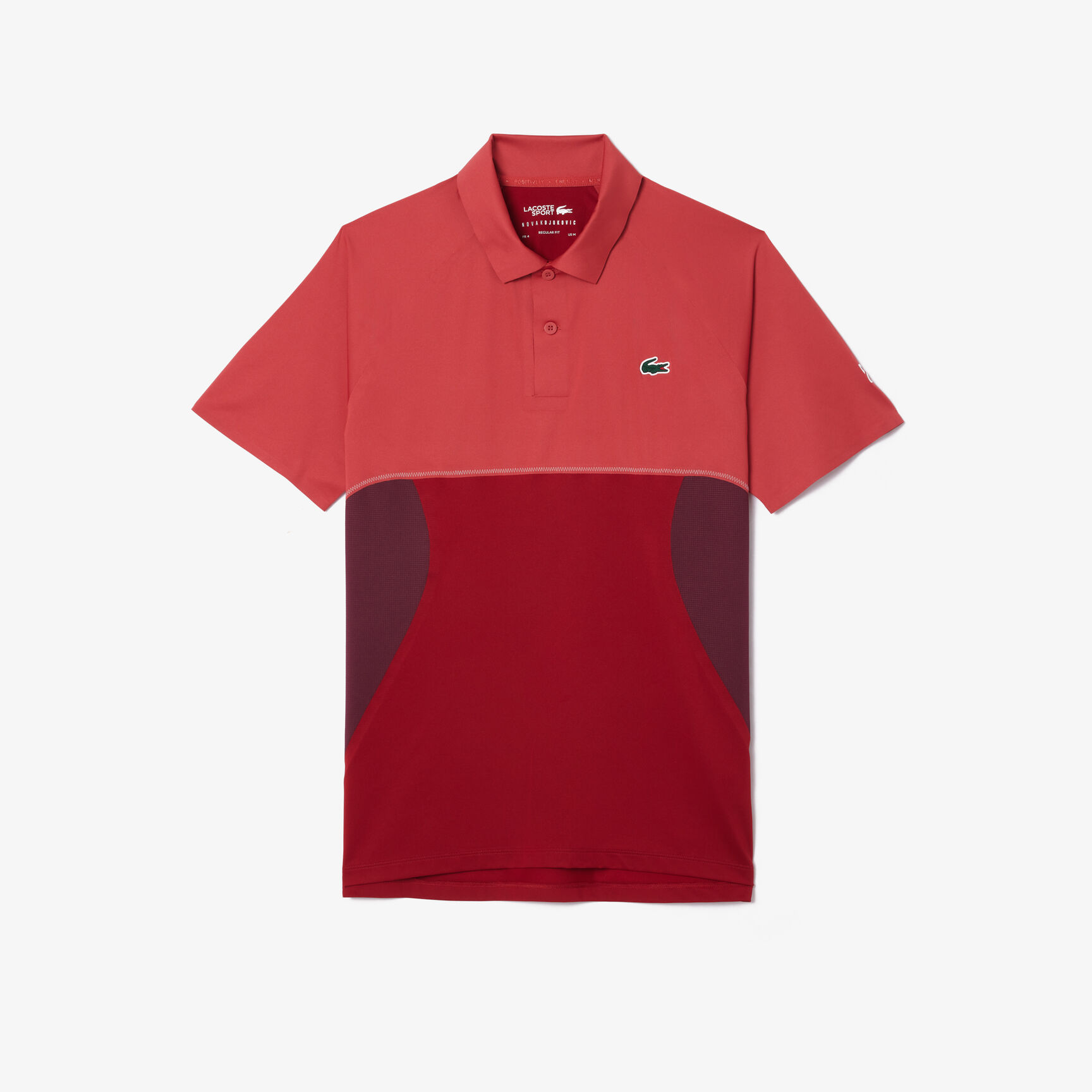 قميص بولو للتنس من لاكوست × نوفاك ديوكوفيتش فائق الجفاف Lacoste x Novak Djokovic Ultra-Dry Tennis Polo Shirt - DH7360-00-IIU