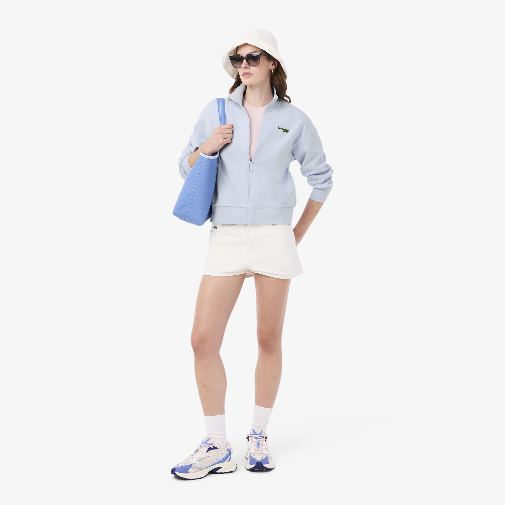Relaxed Fit Zipped Badge Sweatshirt Relaxed Fit Zipped Badge Sweatshirt - SF0040-00-J2G