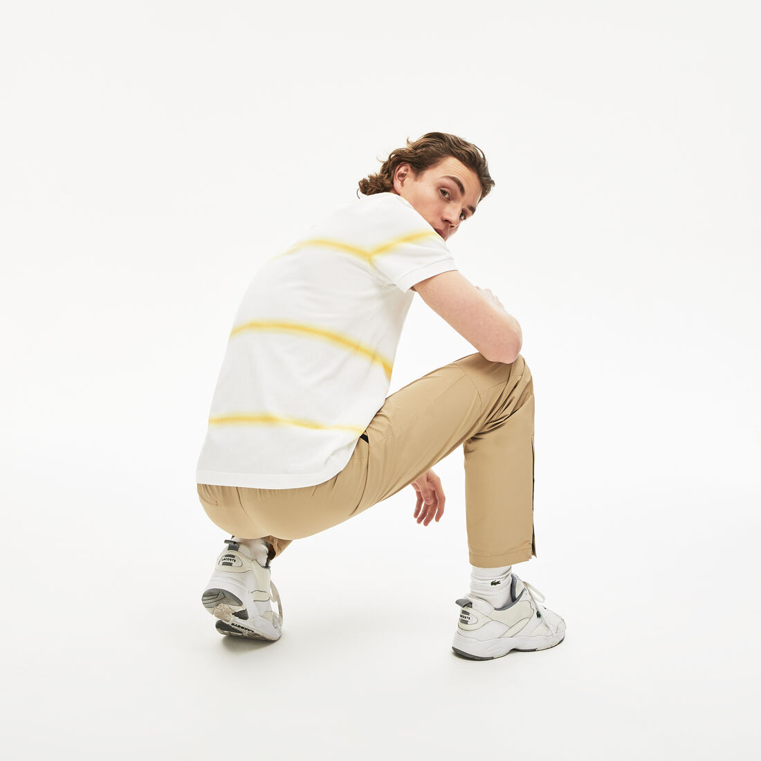 قميص بولو للرجال من قطن البيكيه ذو قصة عادية من مجموعة Made in France قميص بولو للرجال من قطن البيكيه ذو قصة عادية من مجموعة Made in France