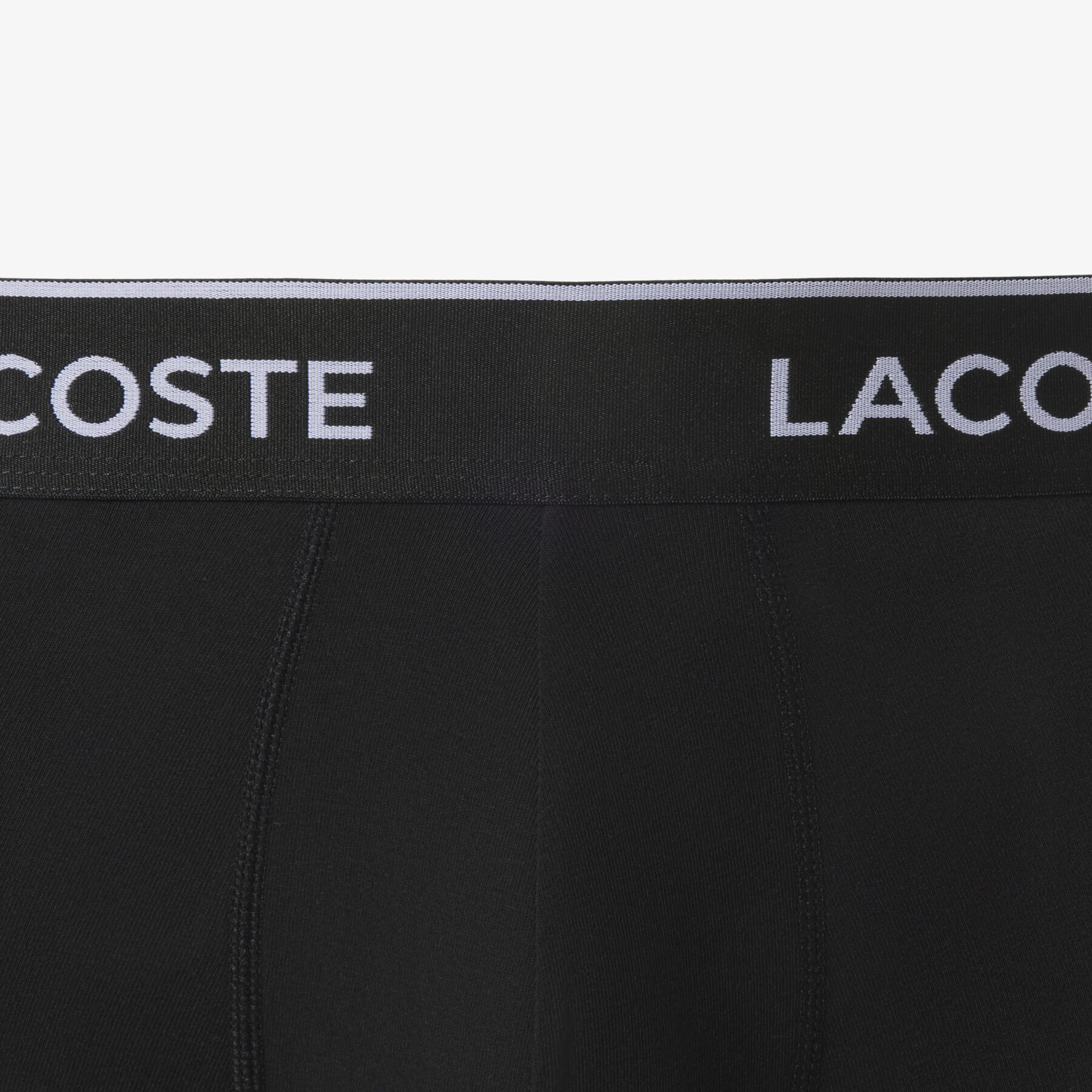 lacoste 3 pack stretch cotton trunks