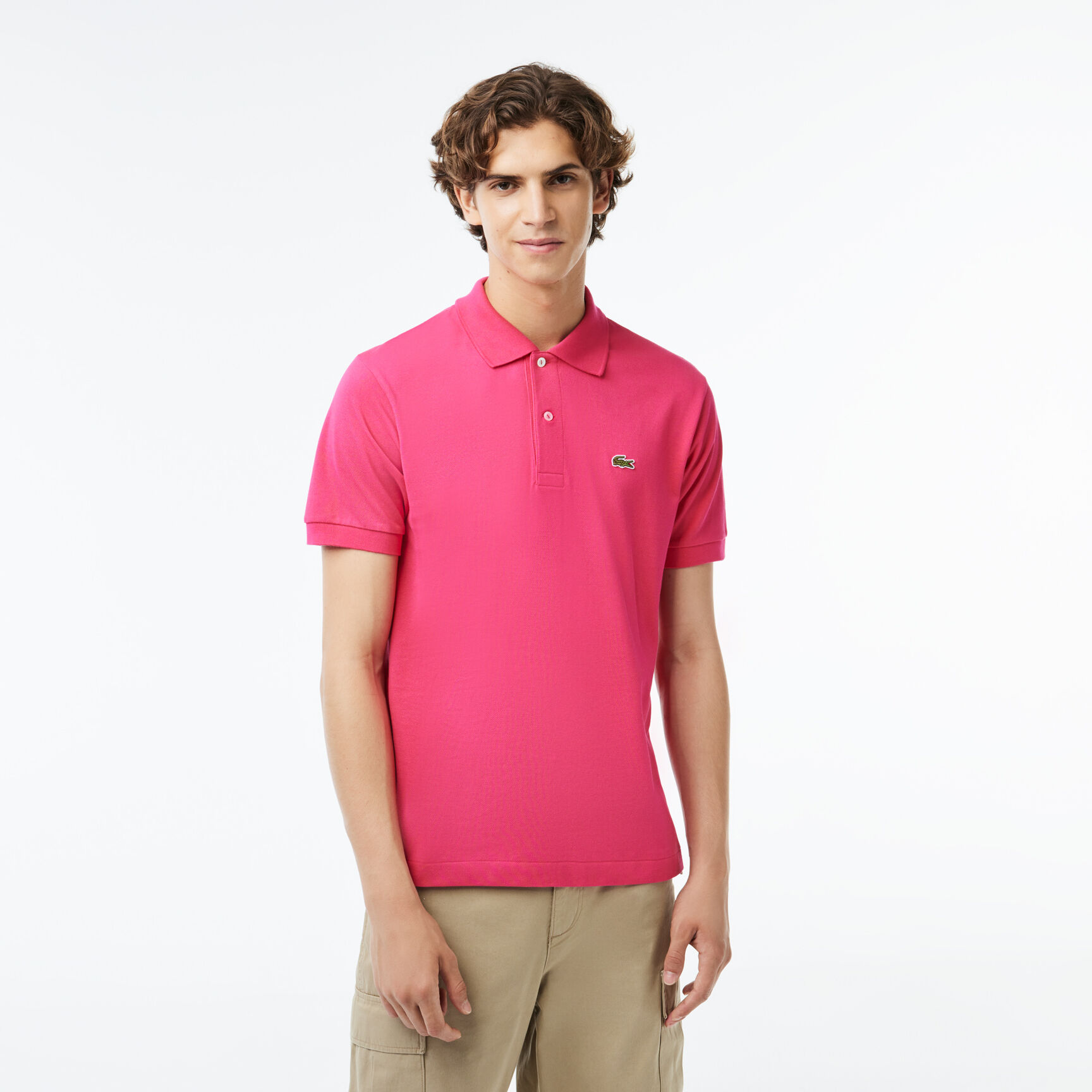 قميص بولو كلاسيكي L.12.12 أصلي Original L.12.12 petit Pique cotton Polo Shirt - L1212-00-SQI