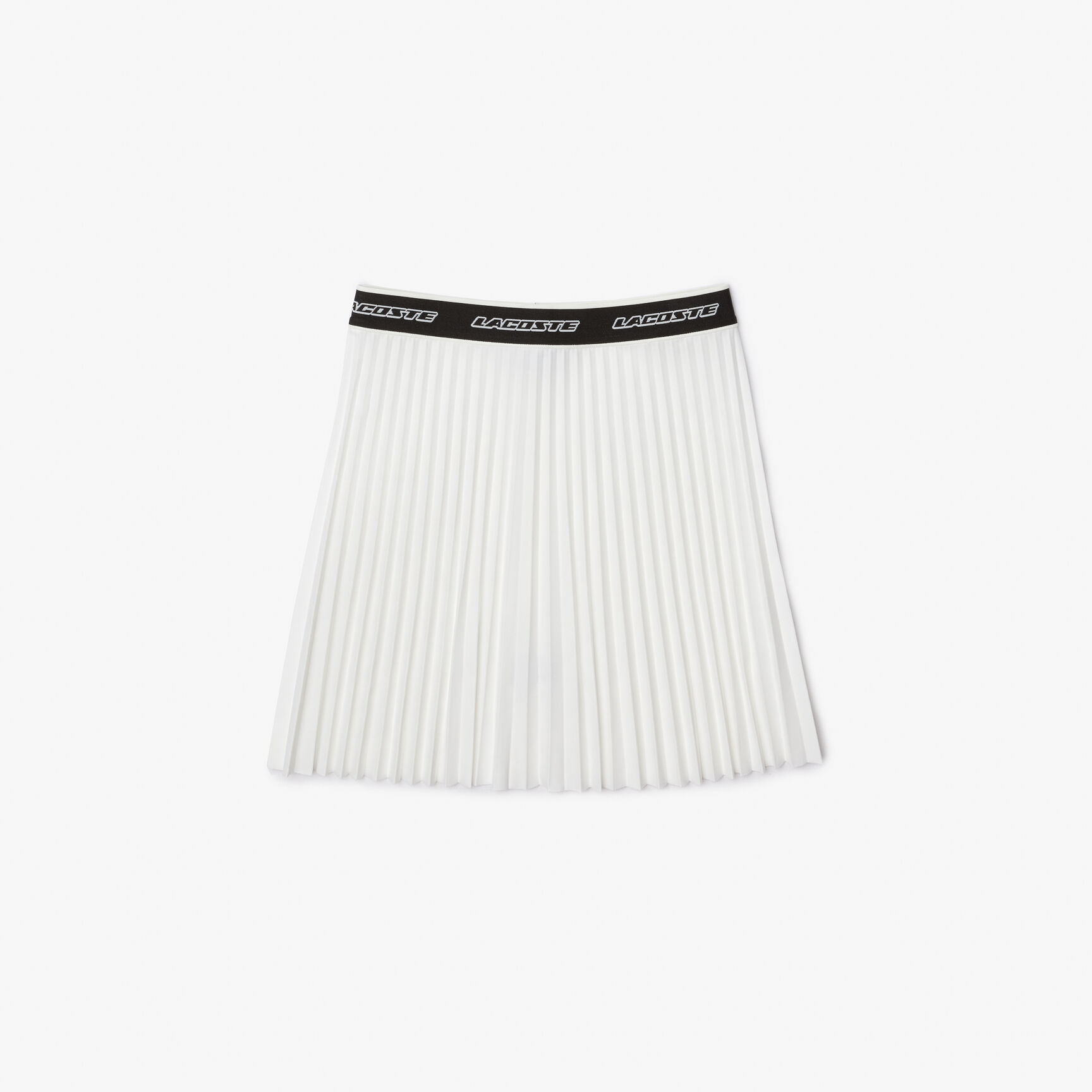Women's Lacoste Elasticised Waist Short Pleated Skirt