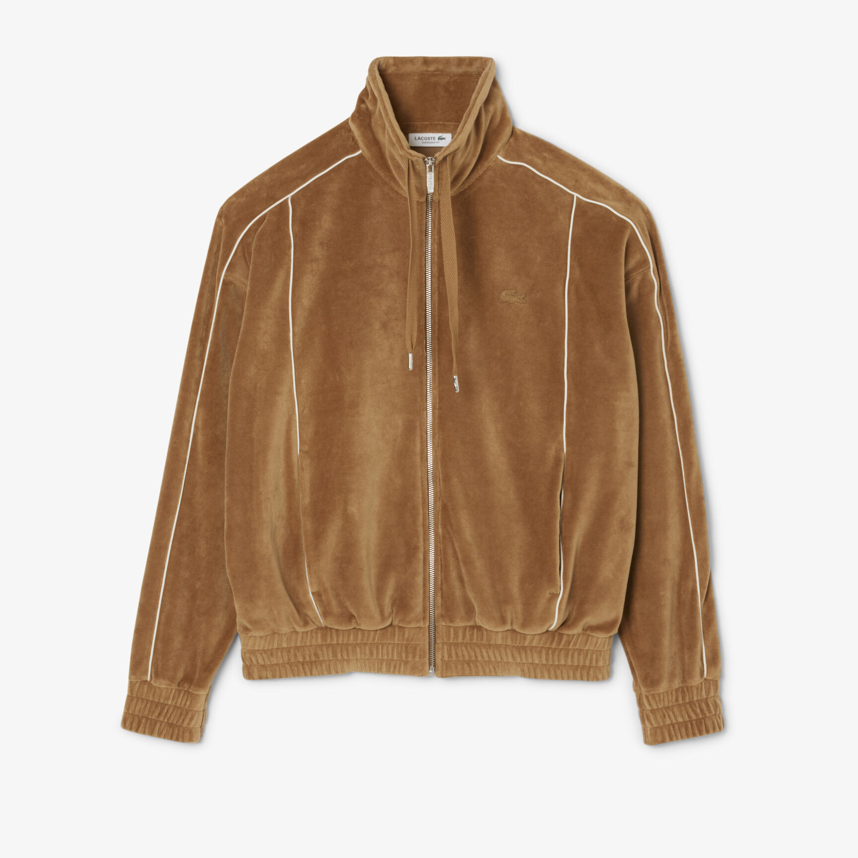 Oversized Zipped Velour Sweatshirt - SF5280-00-DPC