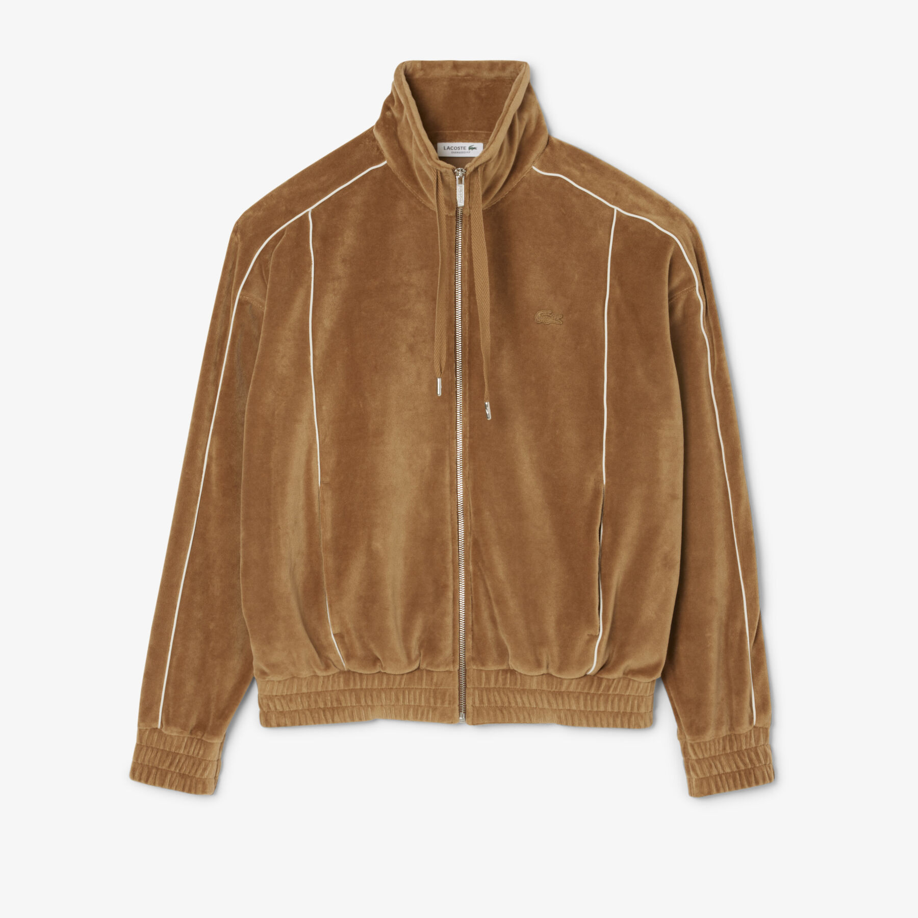 Oversized Zipped Velour Sweatshirt - SF5280-00-DPC