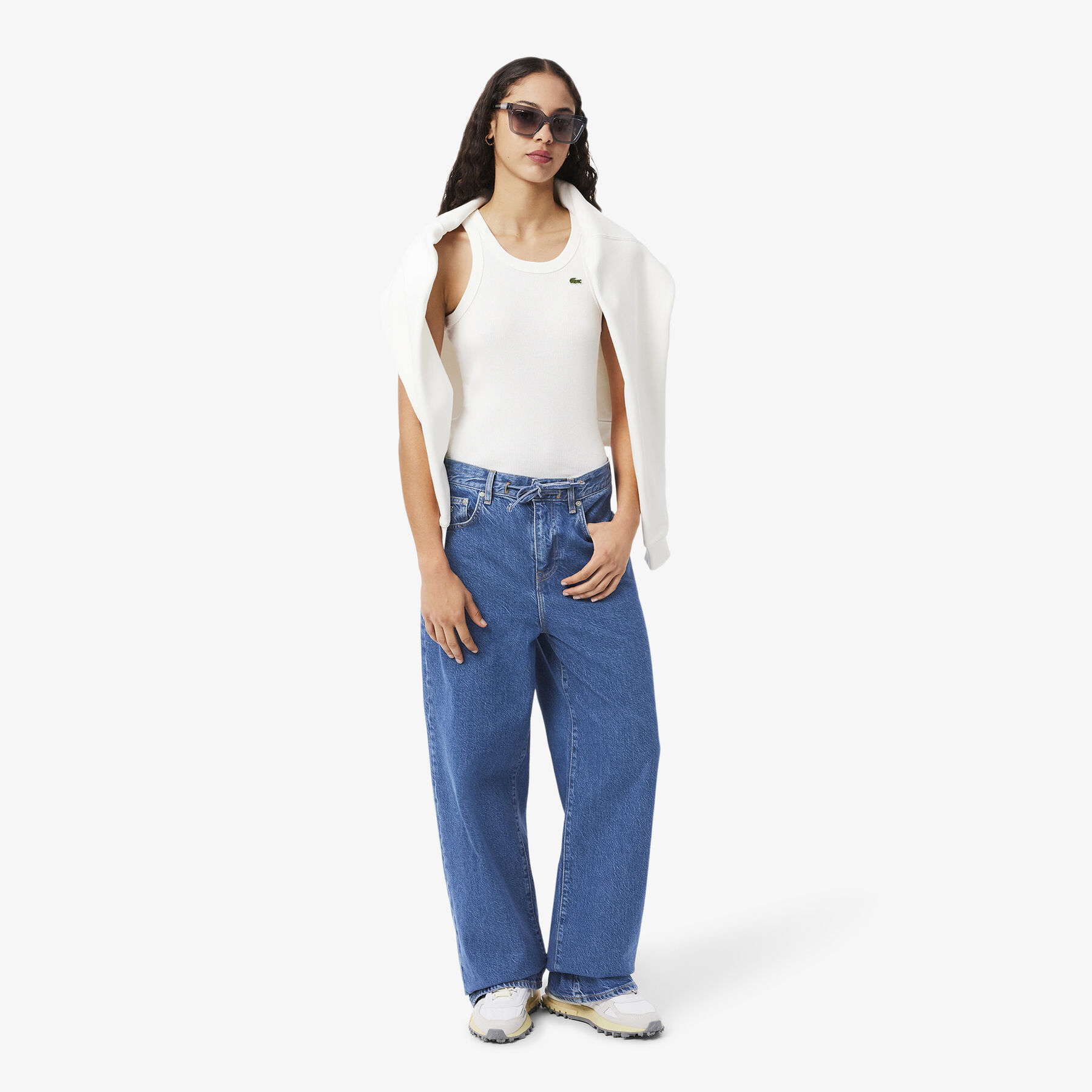 Wide Fit Denim Jeans lacoste wide fit denim jeans